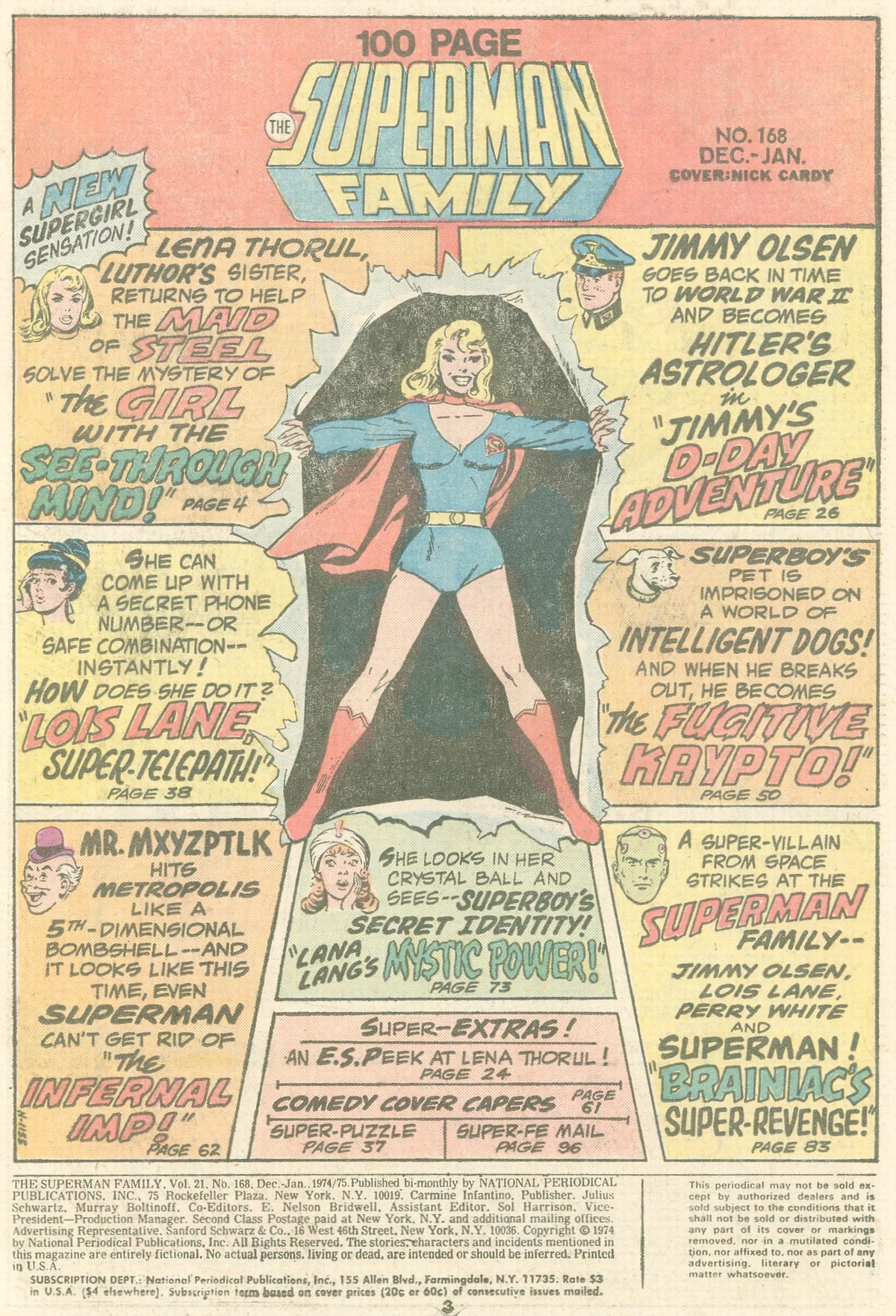 Read online The Superman Family comic -  Issue #168 - 3
