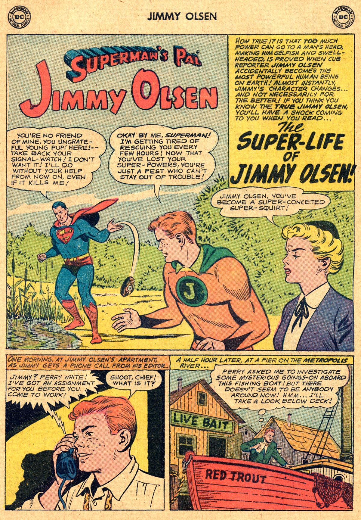 Read online Superman's Pal Jimmy Olsen comic -  Issue #50 - 24