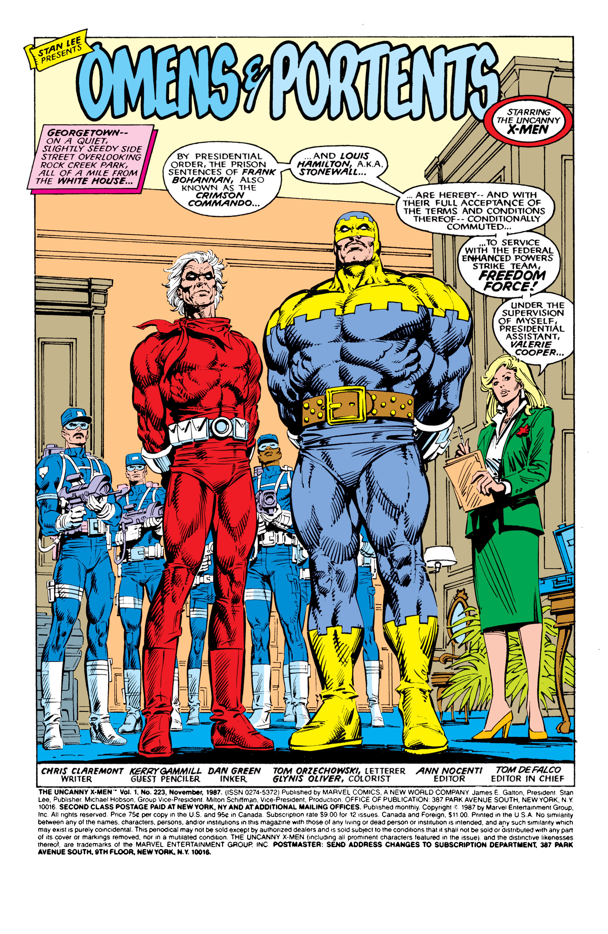 Read online Uncanny X-Men (1963) comic -  Issue #223 - 2