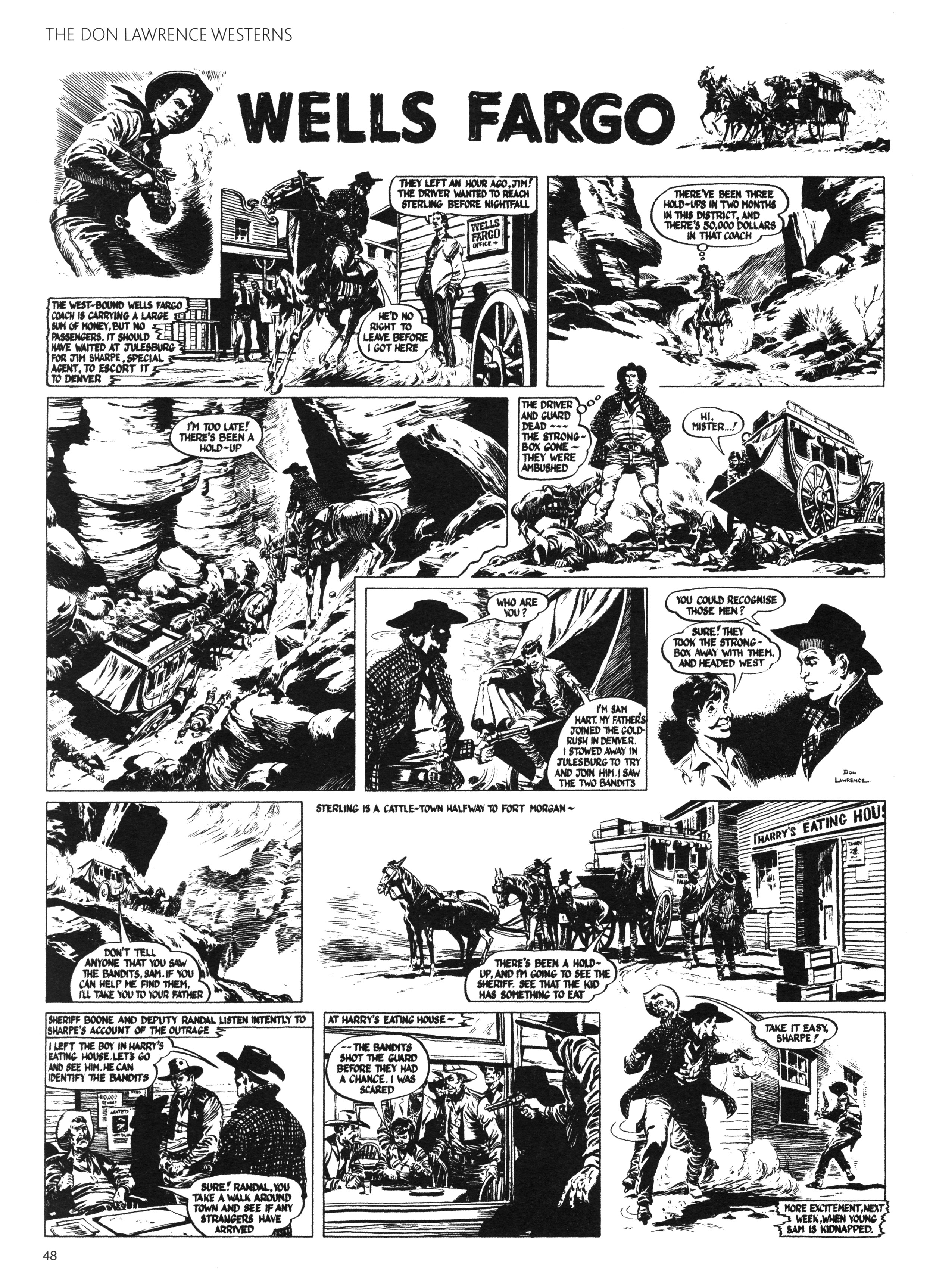 Read online Don Lawrence Westerns comic -  Issue # TPB (Part 1) - 52
