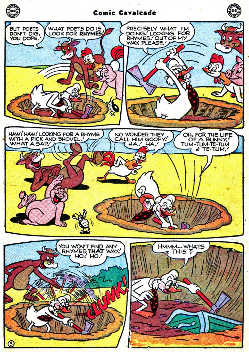 Read online Comic Cavalcade comic -  Issue #31 - 33