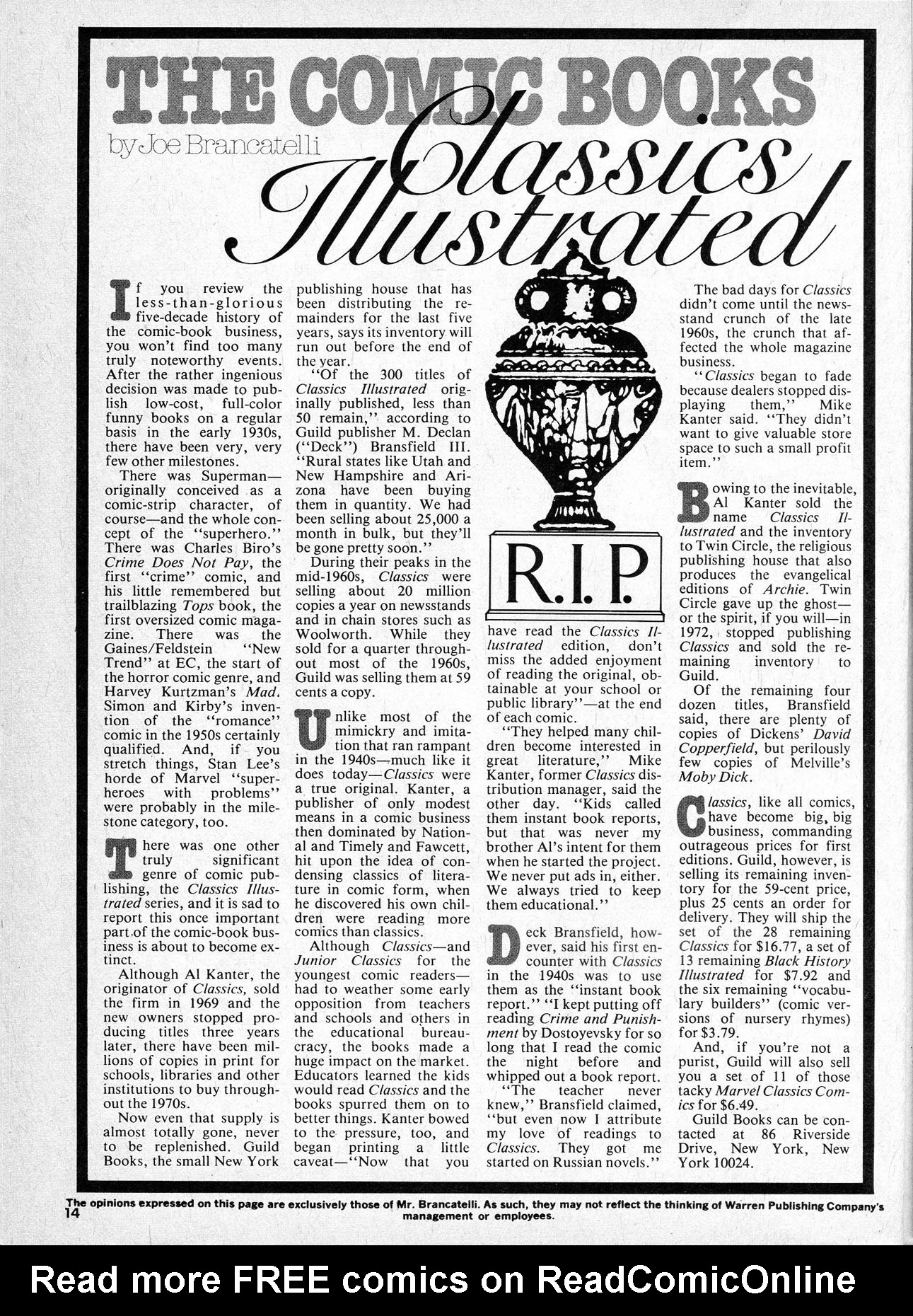 Read online Vampirella (1969) comic -  Issue #70 - 14