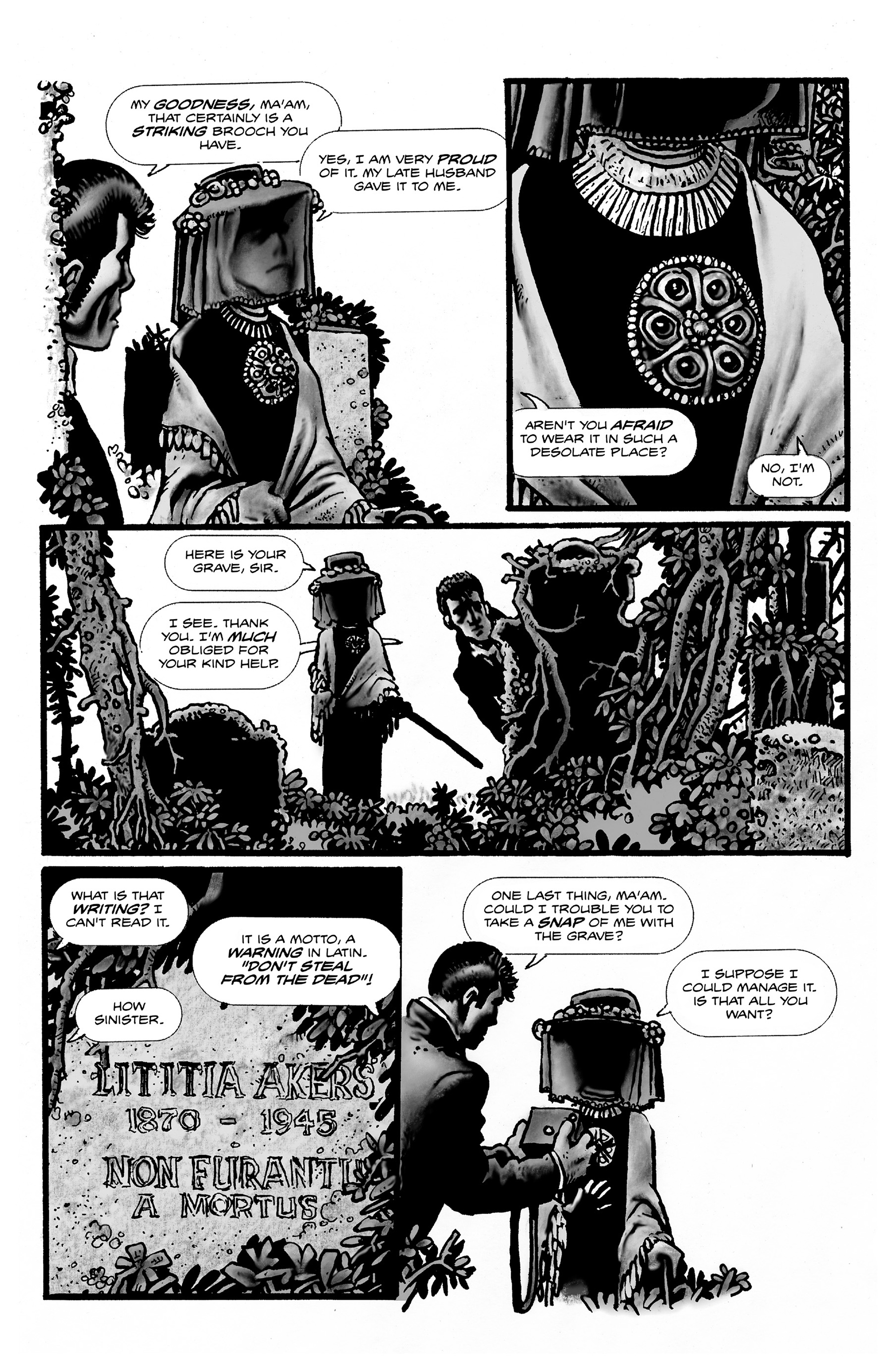 Read online Shadows on the Grave comic -  Issue #2 - 22
