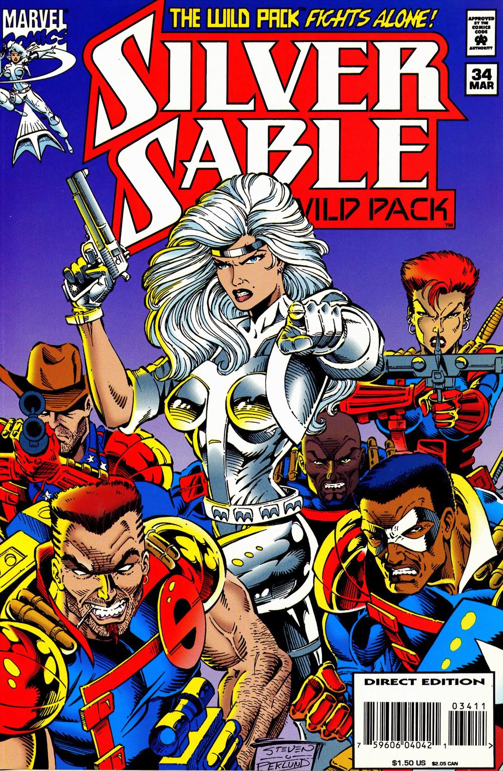 Read online Silver Sable and the Wild Pack comic -  Issue #34 - 1