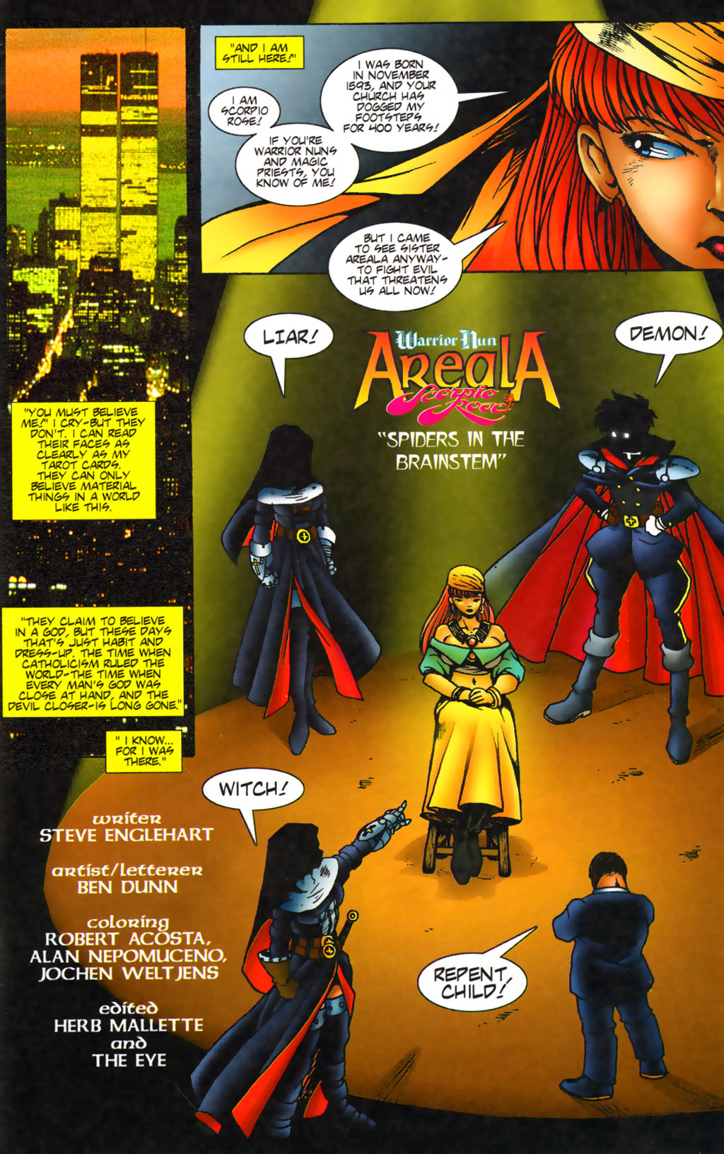 Read online Warrior Nun Areala: Scorpio Rose comic -  Issue #3 - 3