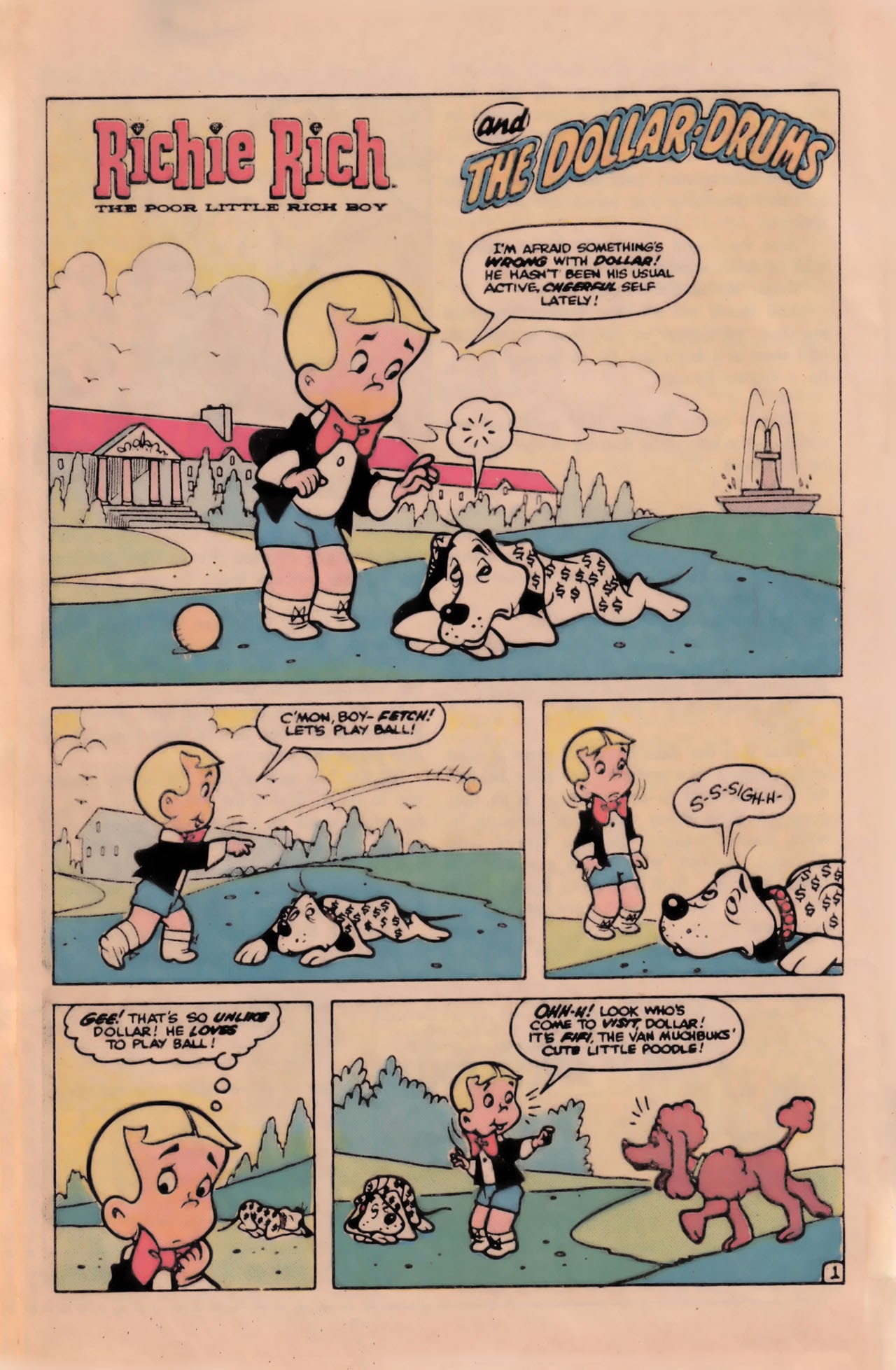 Read online Richie Rich & Dollar the Dog comic -  Issue #23 - 28