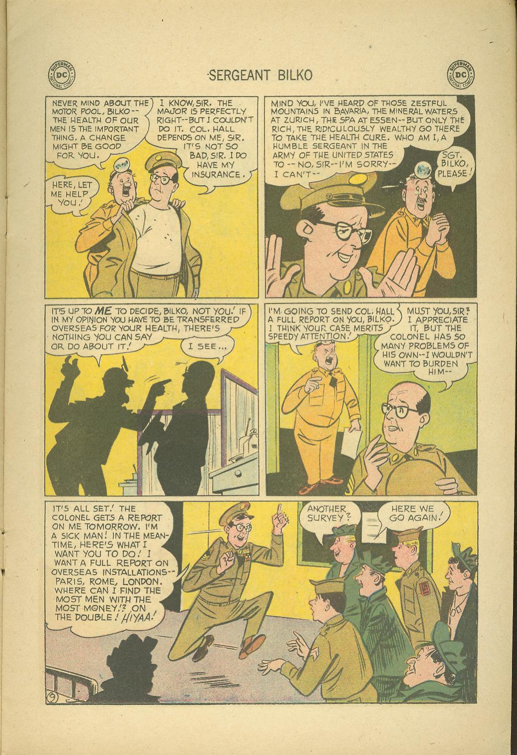 Read online Sergeant Bilko comic -  Issue #6 - 11