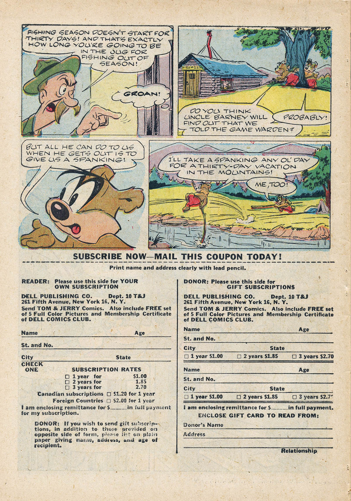 Read online Tom & Jerry Comics comic -  Issue #87 - 50