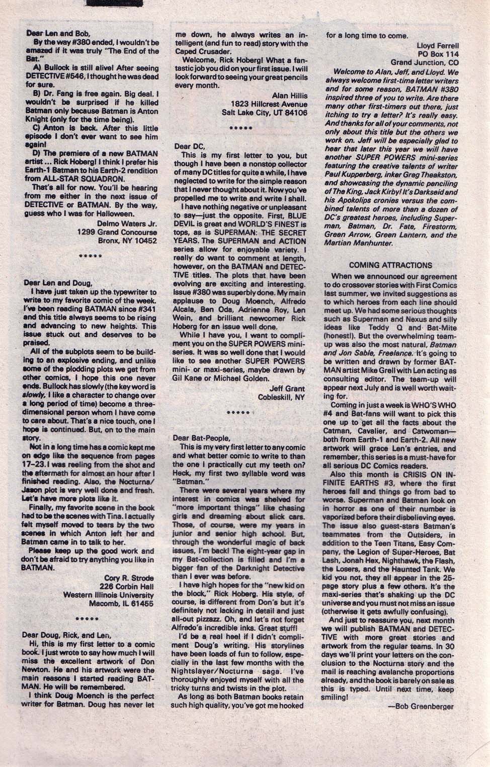 Read online Batman (1940) comic -  Issue #384 - 26