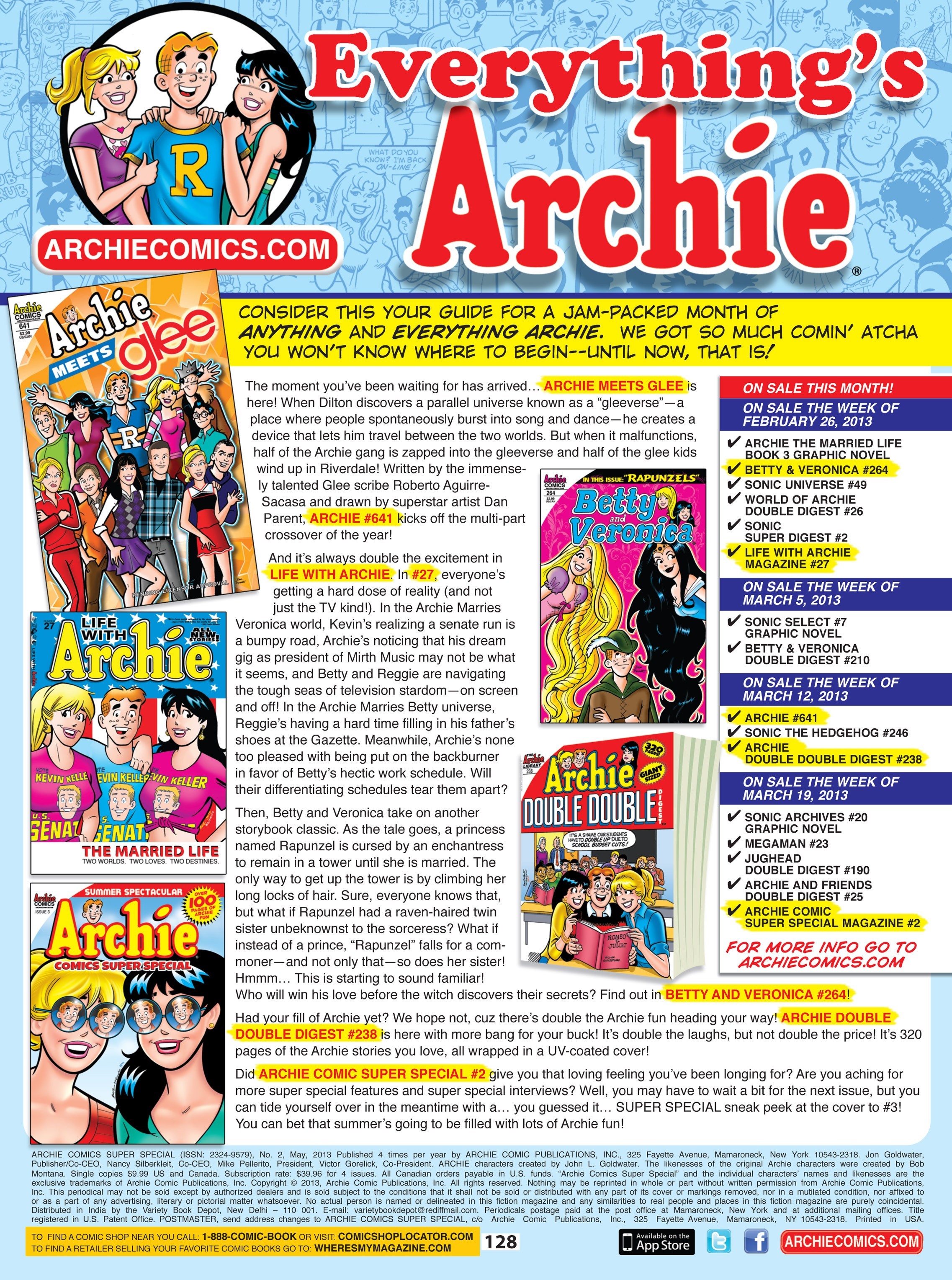 Read online Archie Comics Super Special comic -  Issue #2 - 126