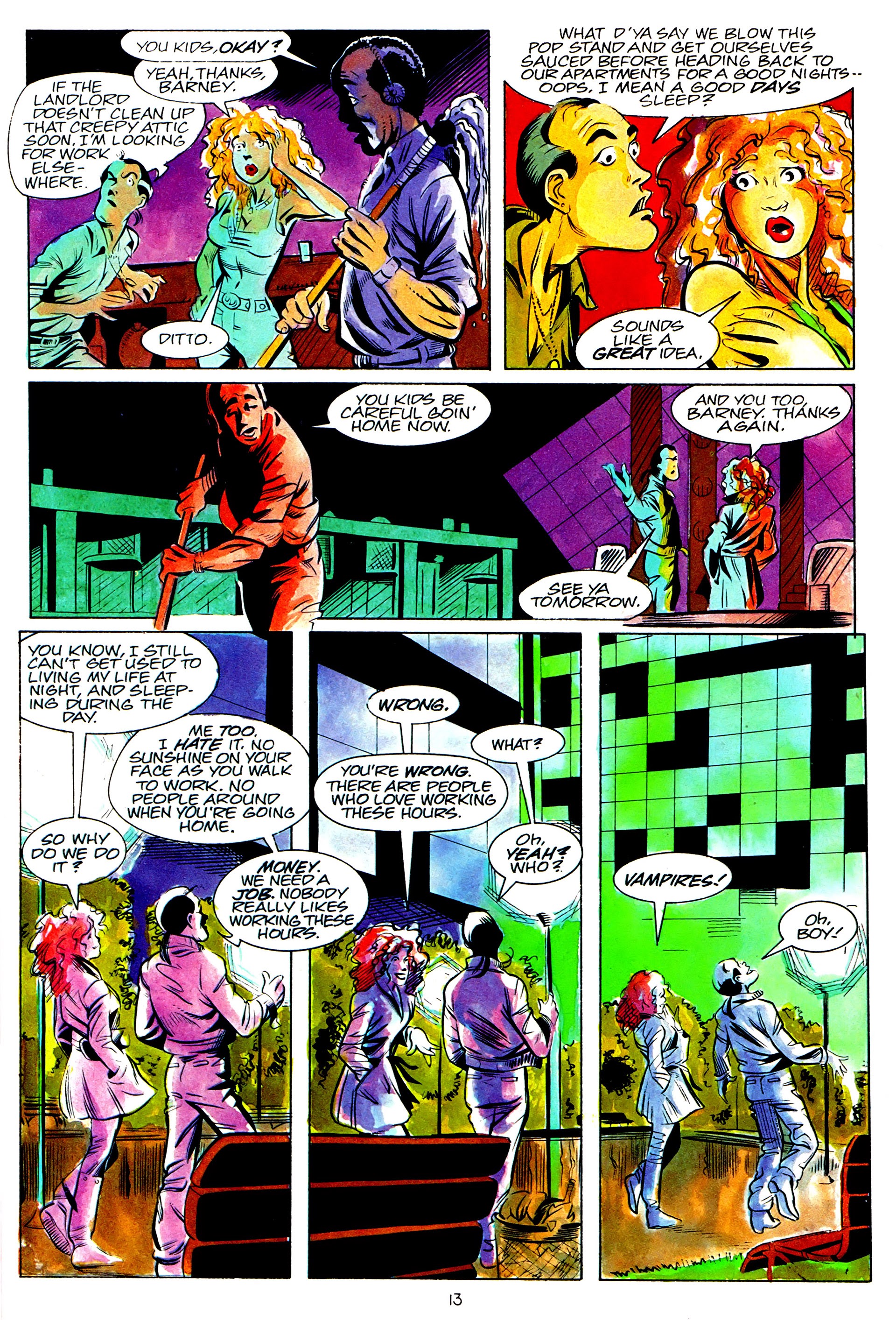 Read online Fright Night (1988) comic -  Issue #8 - 15