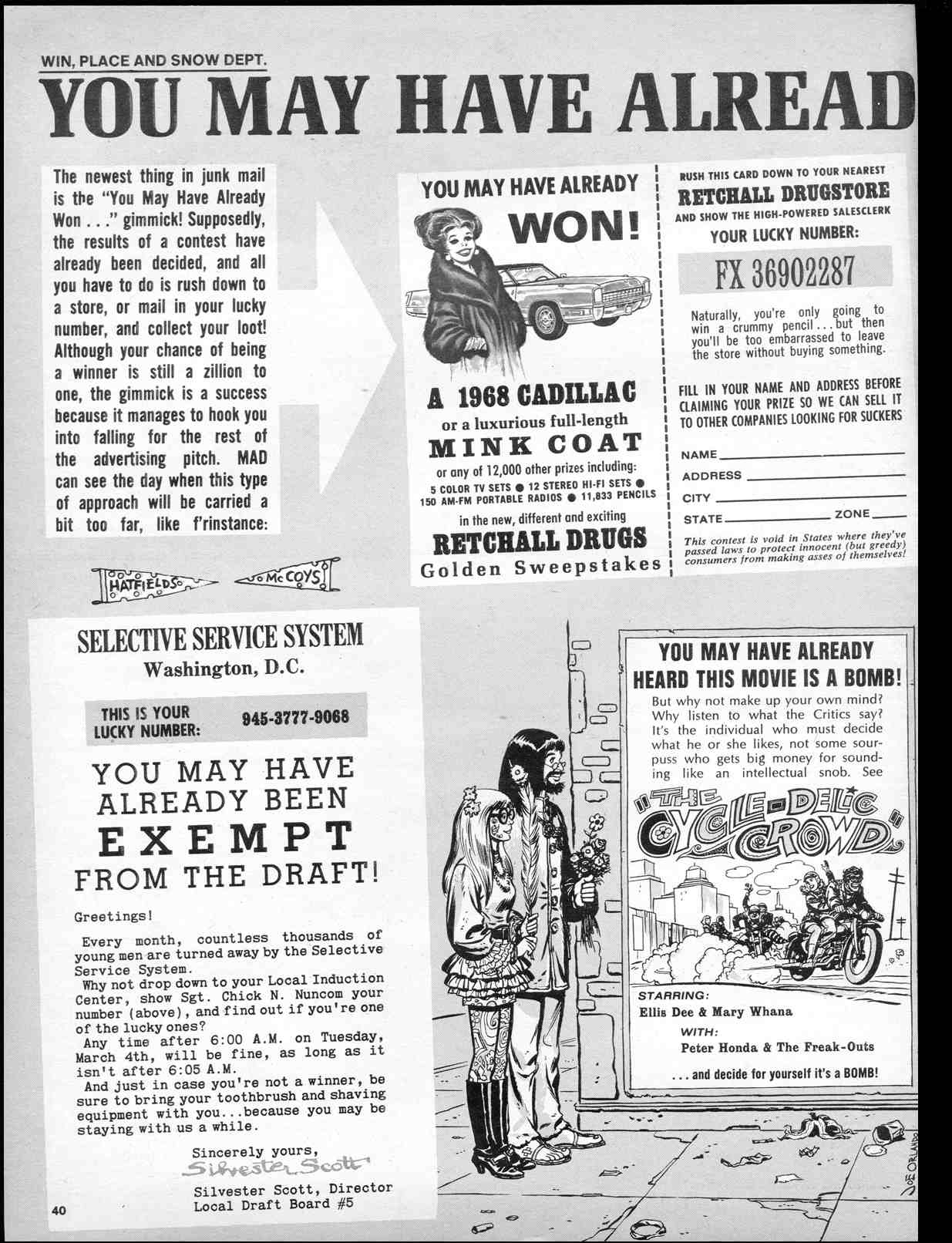 Read online MAD comic -  Issue #122 - 42