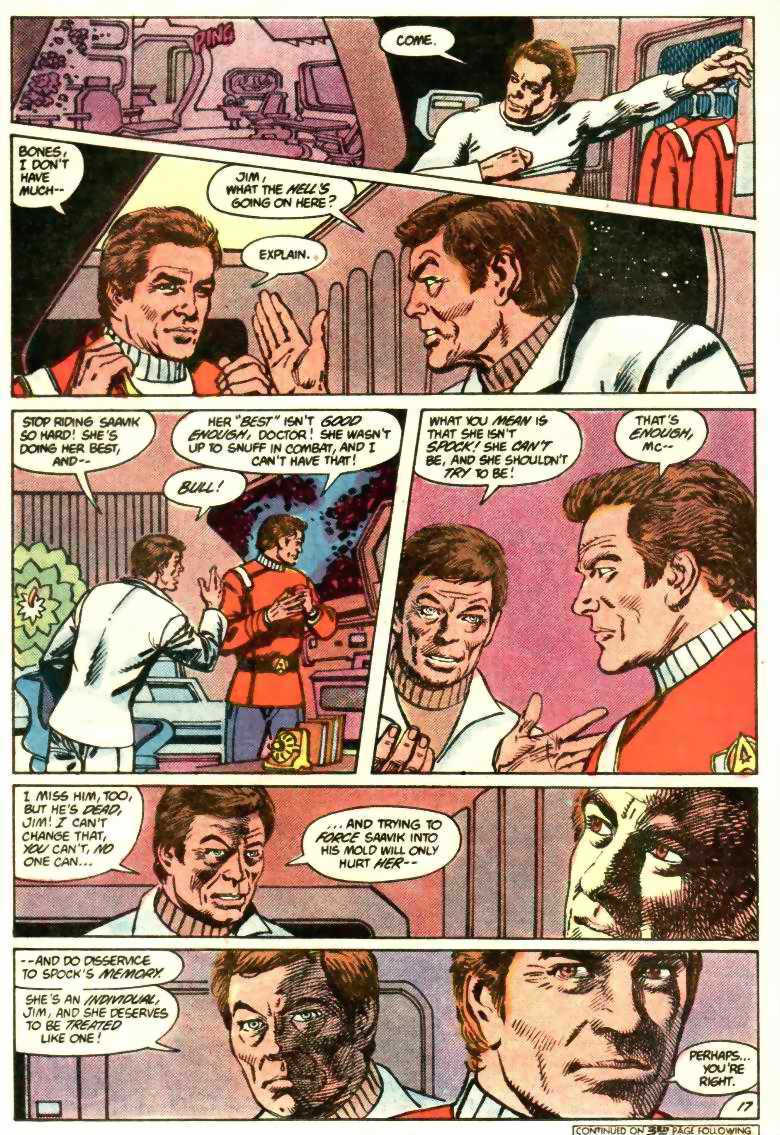 Read online Star Trek (1984) comic -  Issue #1 - 18
