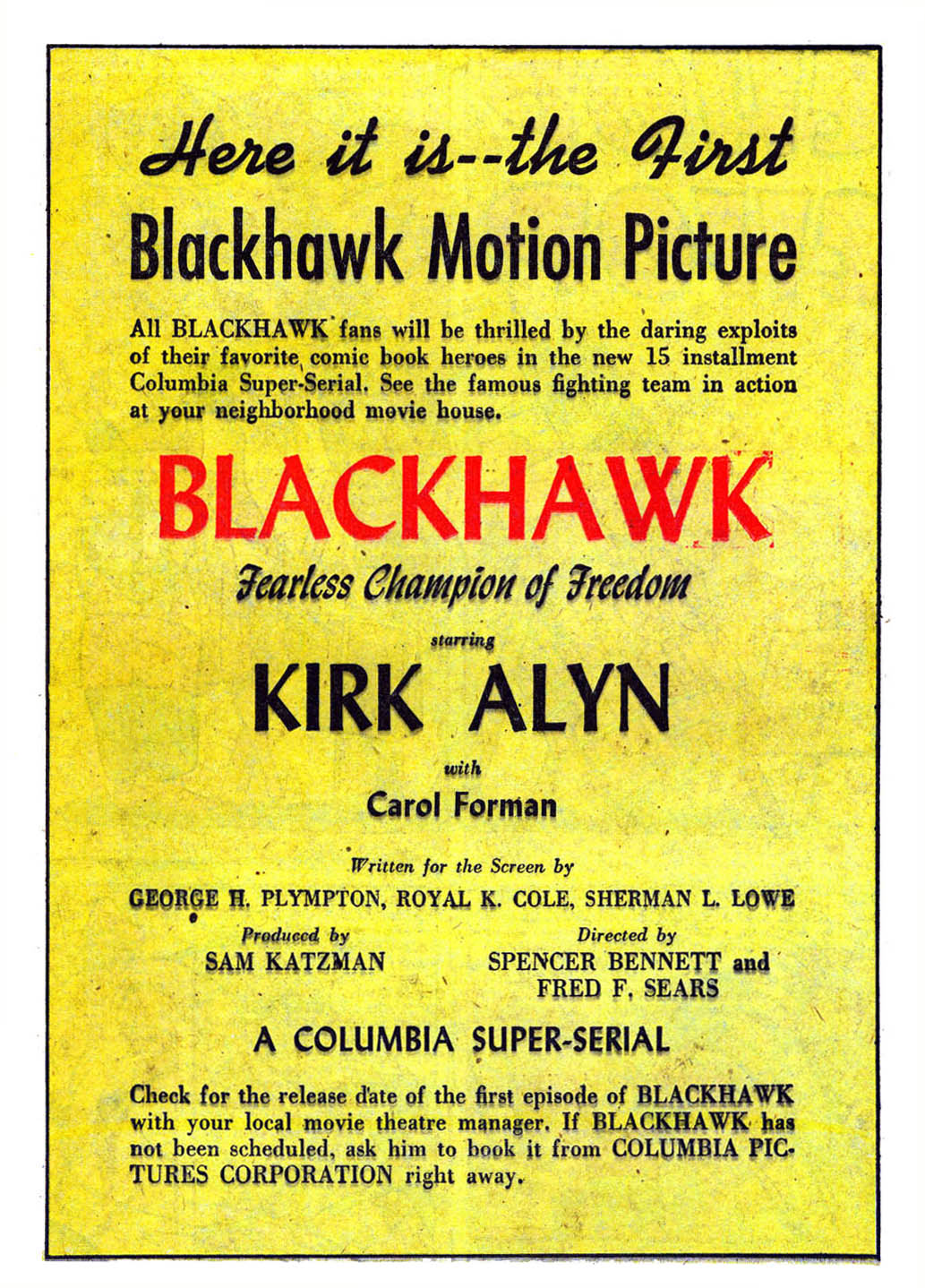 Read online Blackhawk (1957) comic -  Issue #56 - 13