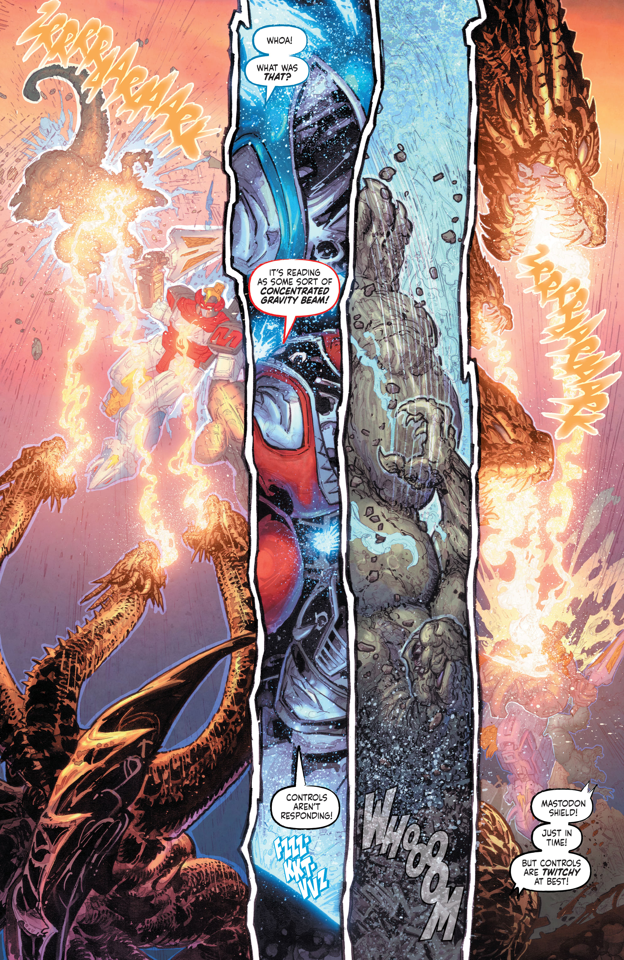 Read online Godzilla vs. The Mighty Morphin Power Rangers comic -  Issue #4 - 8