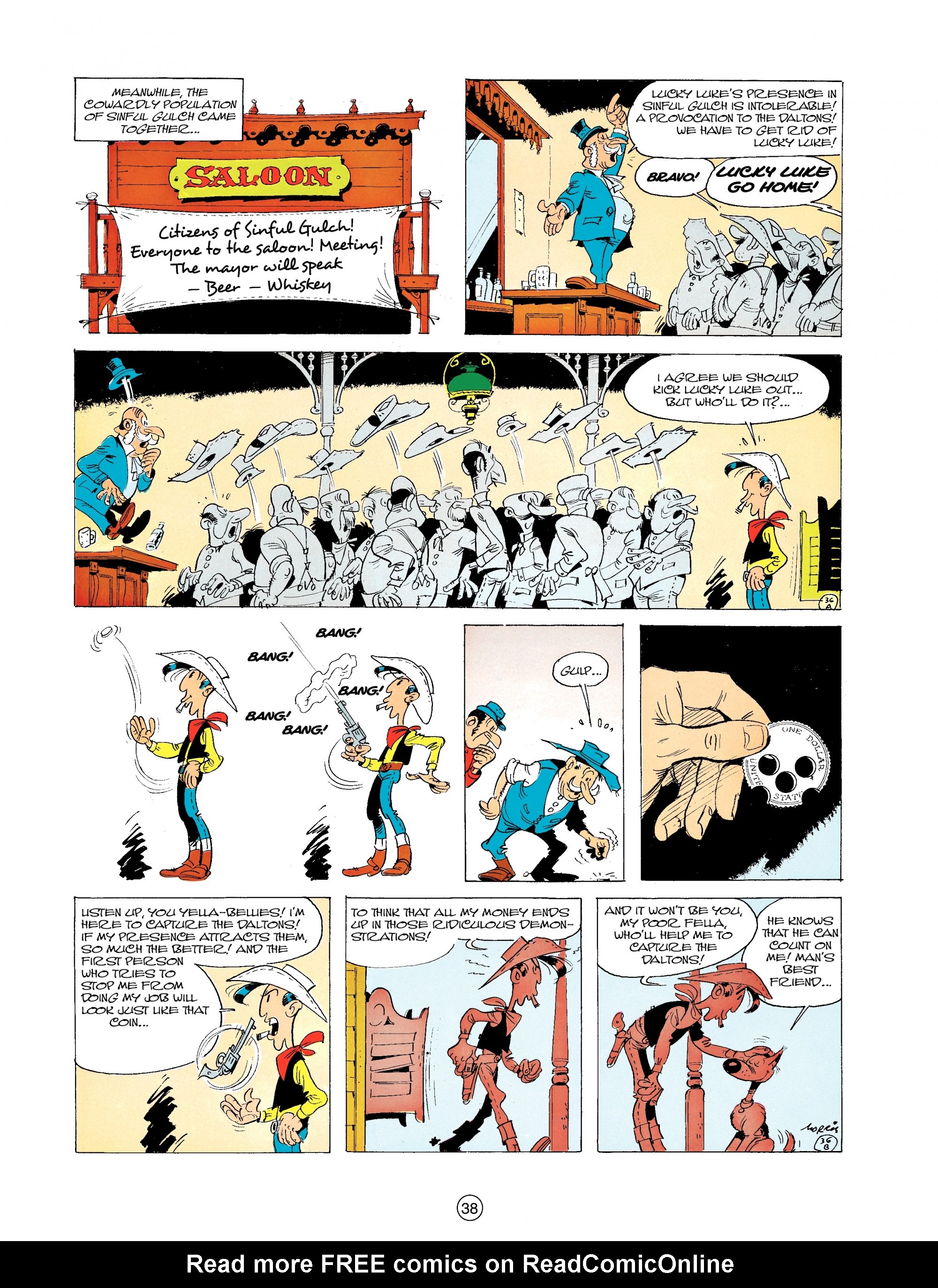 Read online A Lucky Luke Adventure comic -  Issue #19 - 38