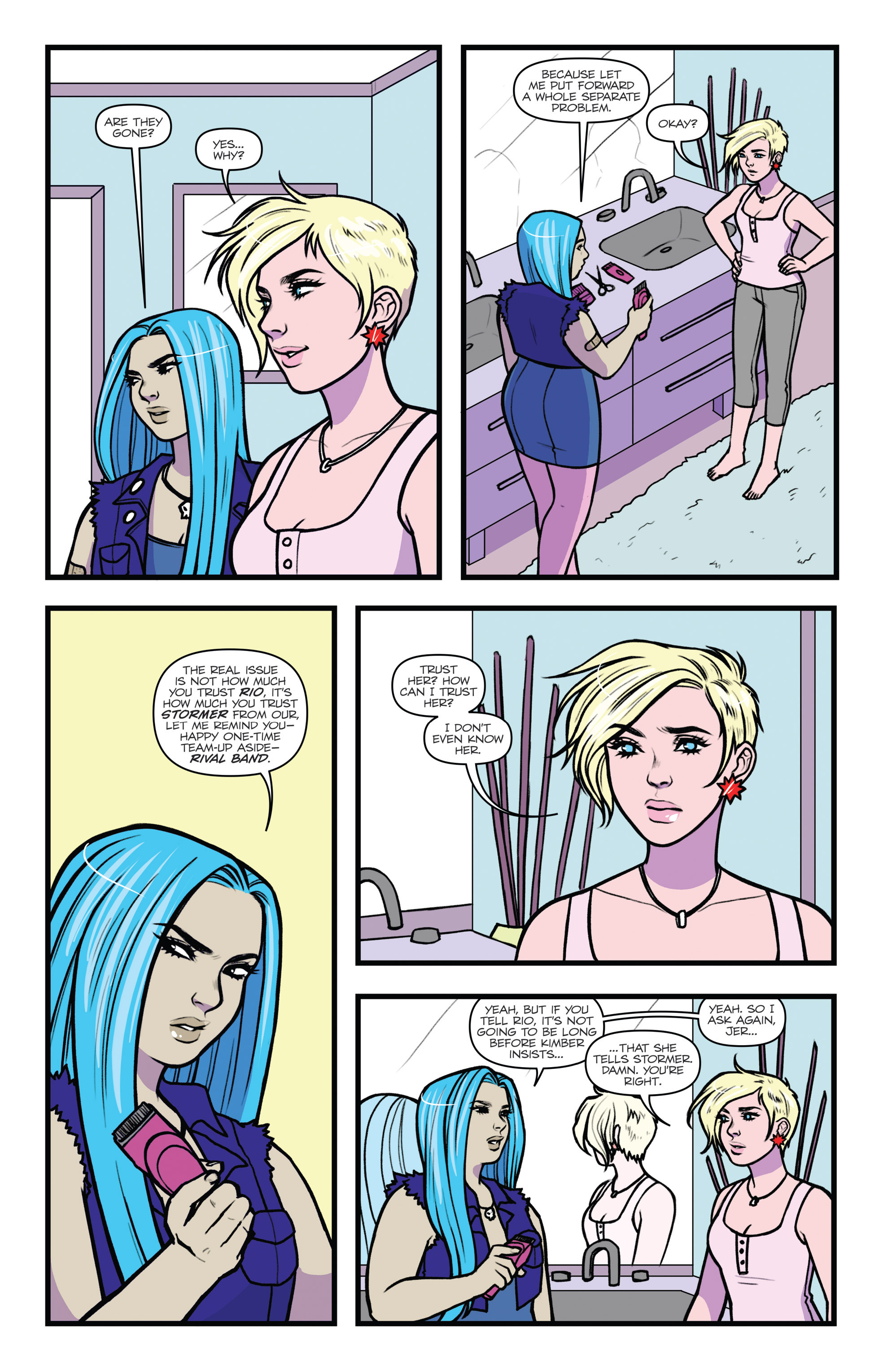 Read online Jem and The Holograms comic -  Issue #17 - 18