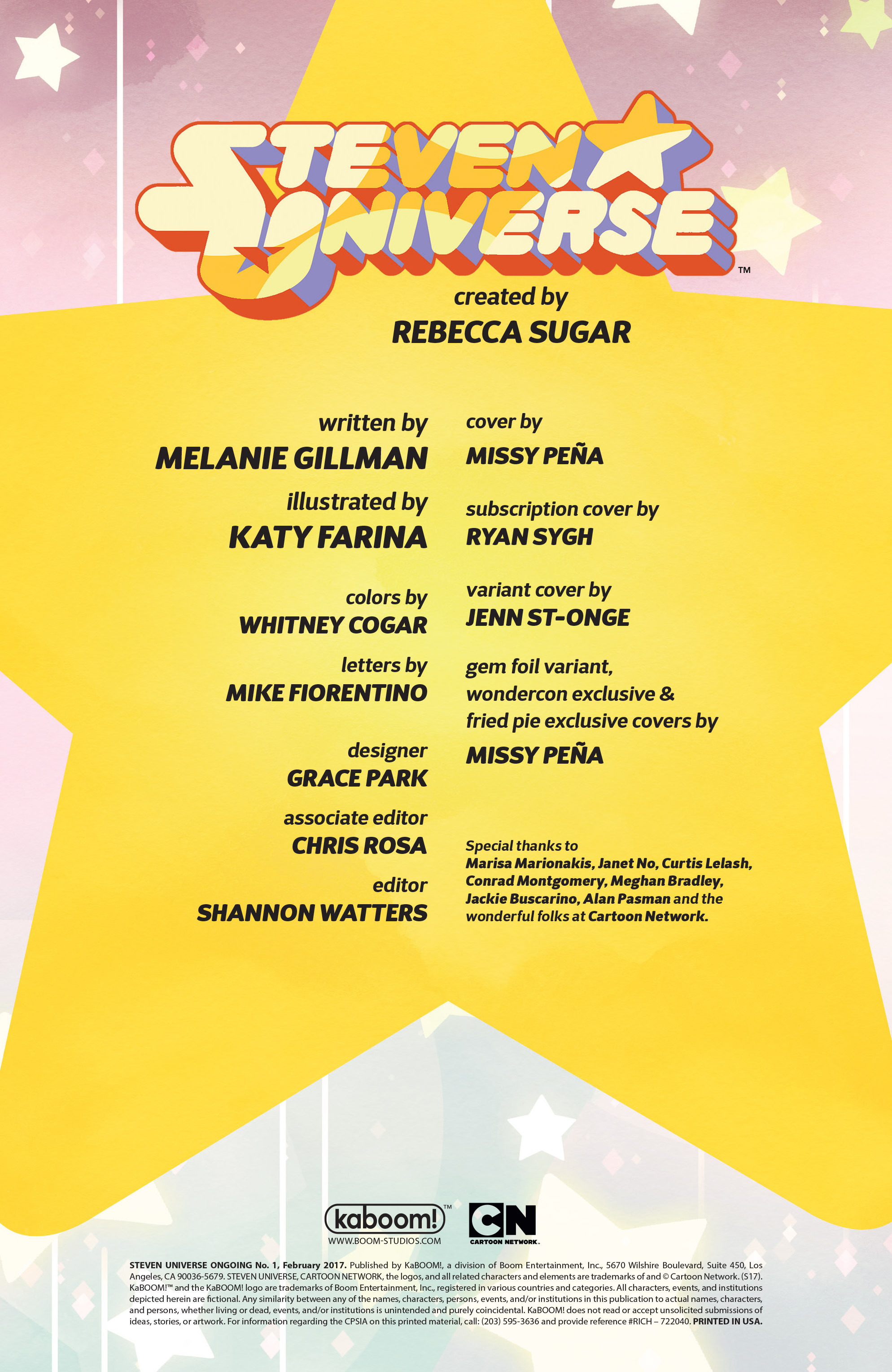 Read online Steven Universe Ongoing comic -  Issue #1 - 3