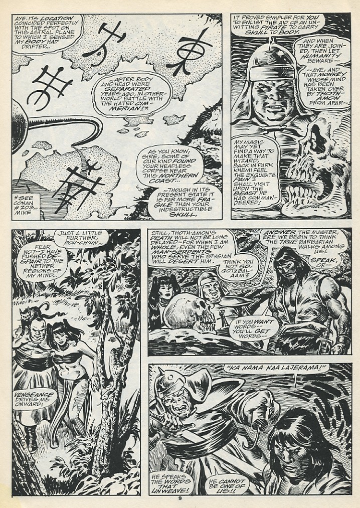 Read online The Savage Sword Of Conan comic -  Issue #193 - 11