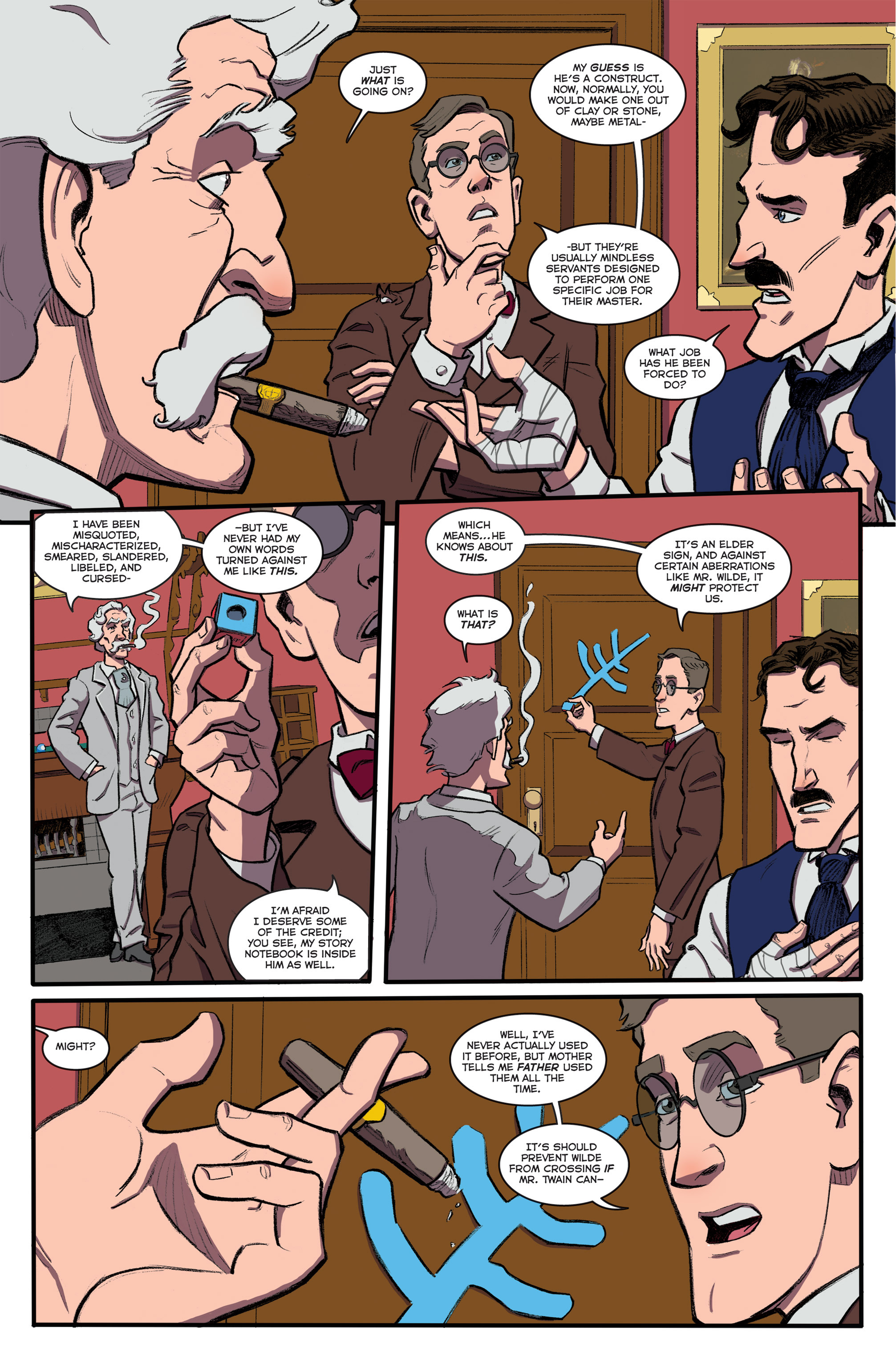 Read online Herald: Lovecraft and Tesla comic -  Issue #6 - 6