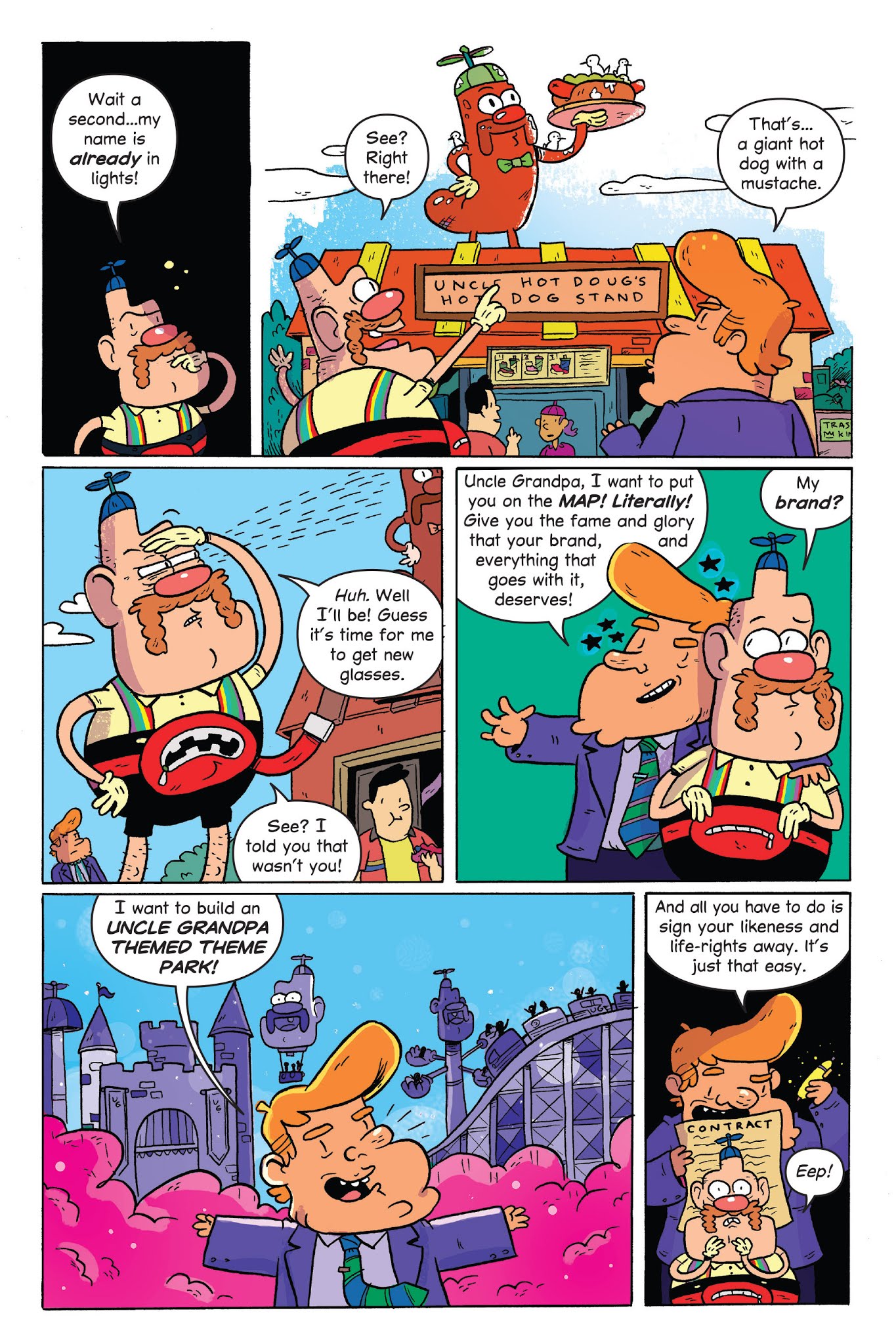 Read online Uncle Grandpa in Uncle Grandpaland comic -  Issue # TPB - 15