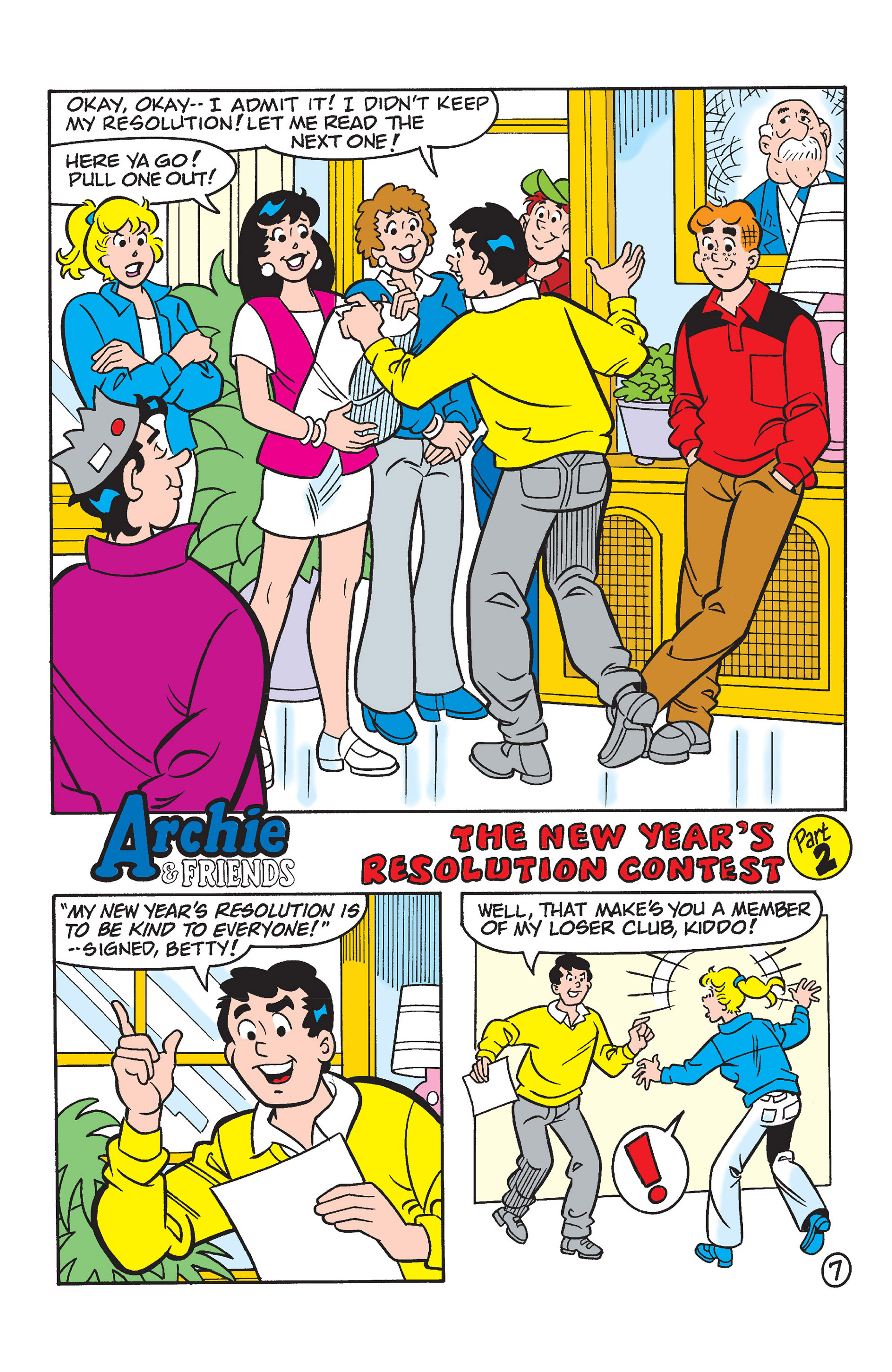 Read online Betty & Veronica New Year's Resolutions comic -  Issue # TPB - 103