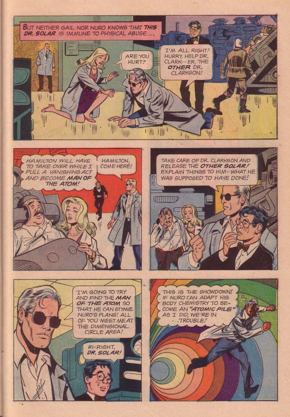 Read online Doctor Solar, Man of the Atom (1962) comic -  Issue #26 - 27