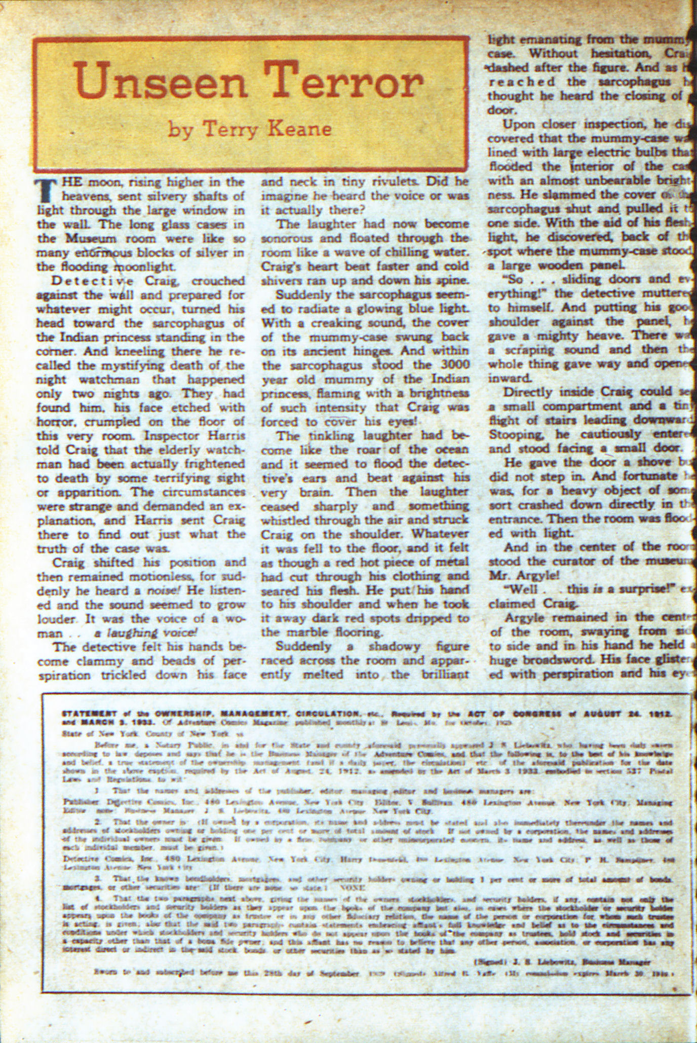 Read online Adventure Comics (1938) comic -  Issue #46 - 35