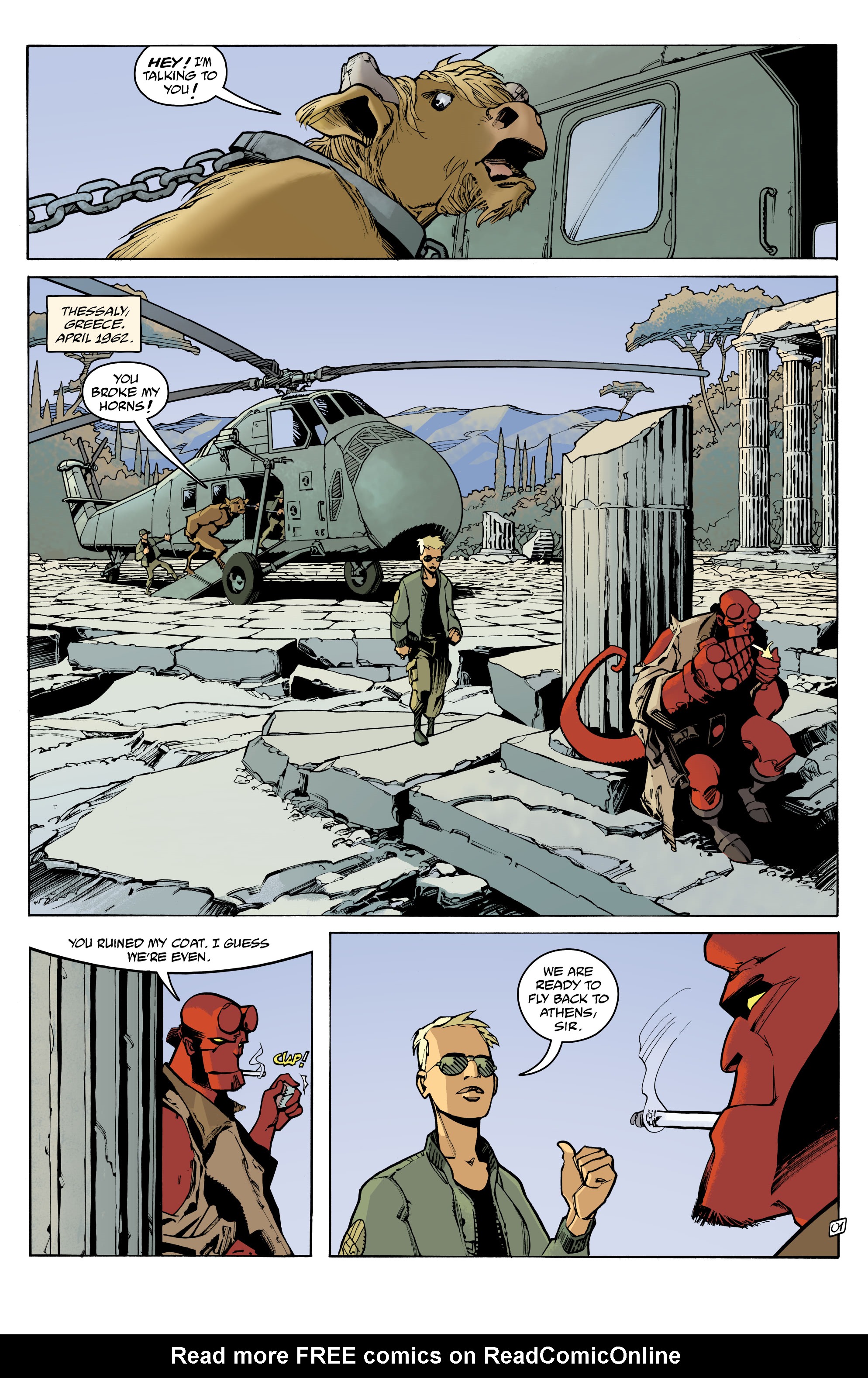 Read online Hellboy and the B.P.R.D.: Night of the Cyclops comic -  Issue # Full - 3