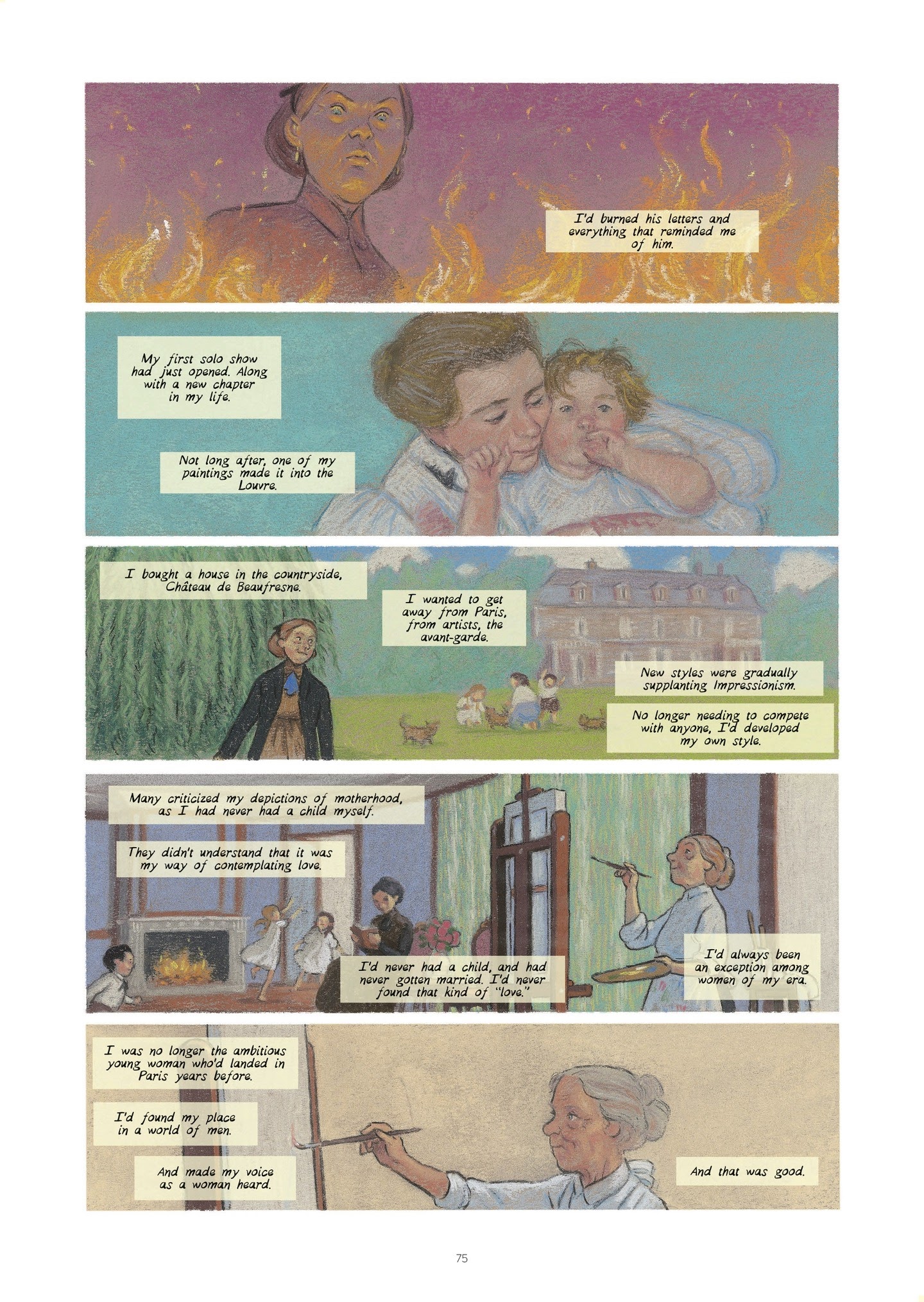 Read online Degas and Cassatt: The Dance of Solitude comic -  Issue # TPB - 74