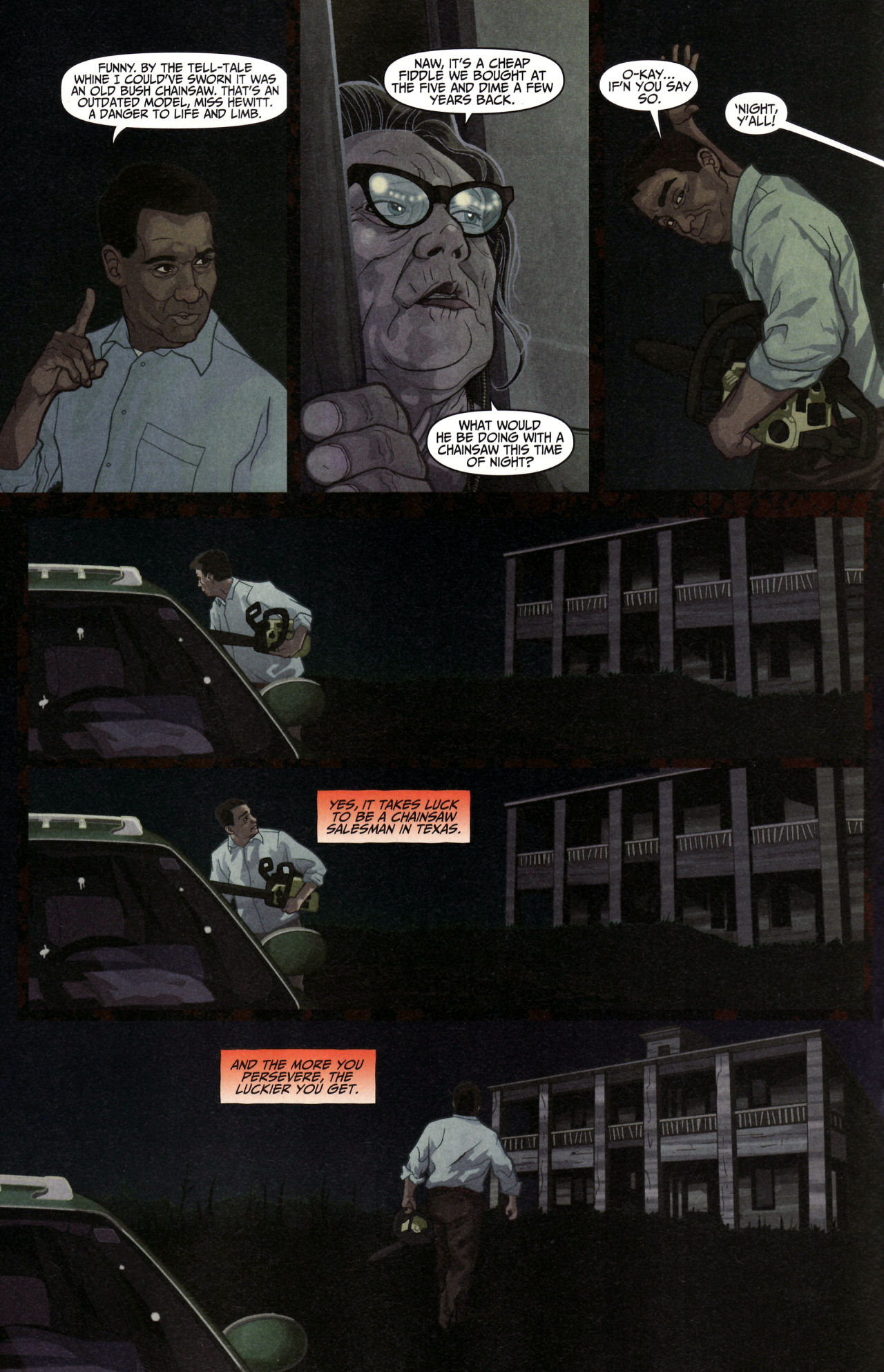 Read online New Line Cinema's Tales of Horror comic -  Issue # Full - 7