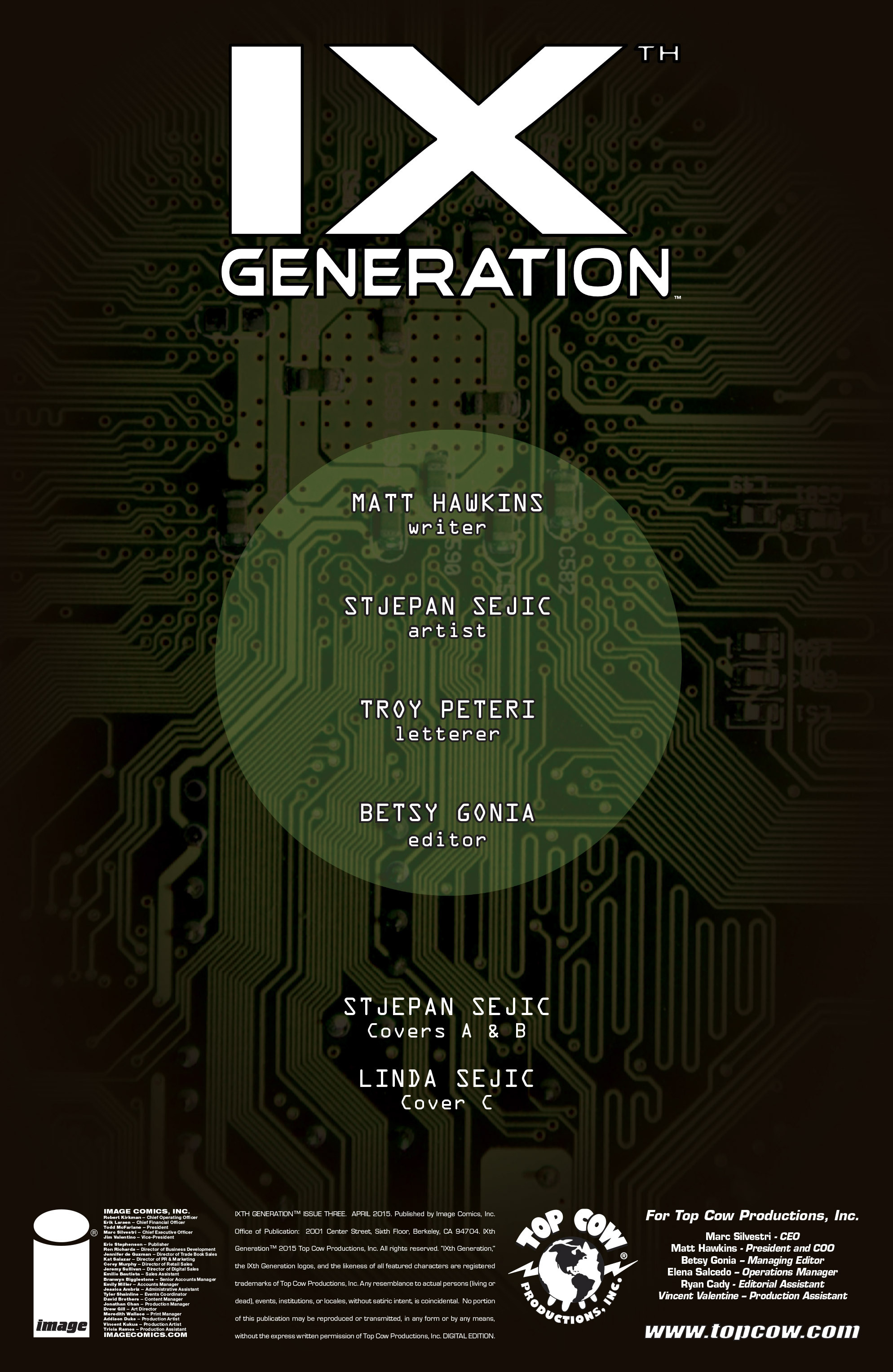 Read online IXth Generation comic -  Issue #3 - 2