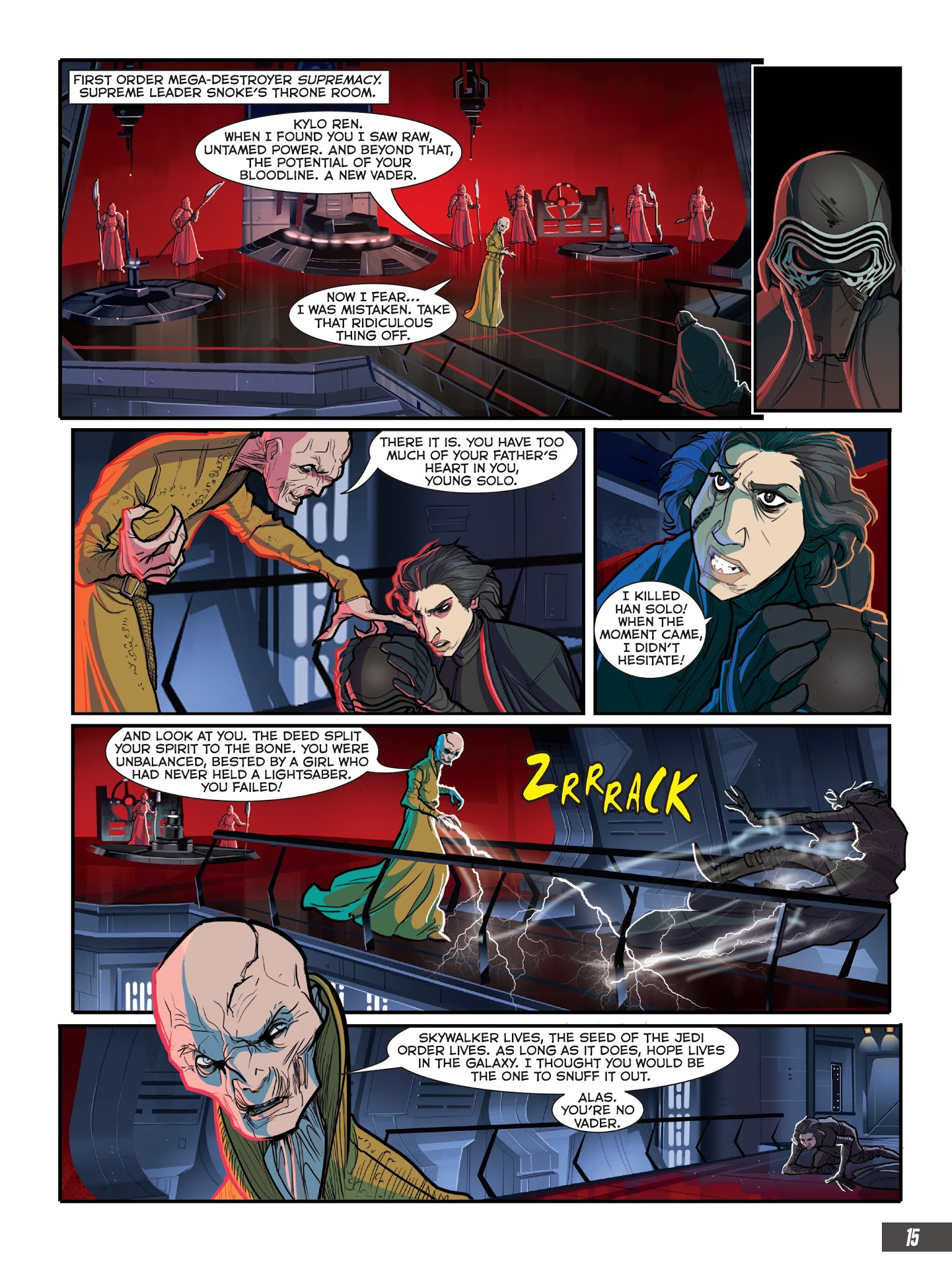 Read online Star Wars: The Last Jedi Graphic Novel Adaptation comic -  Issue # TPB - 17
