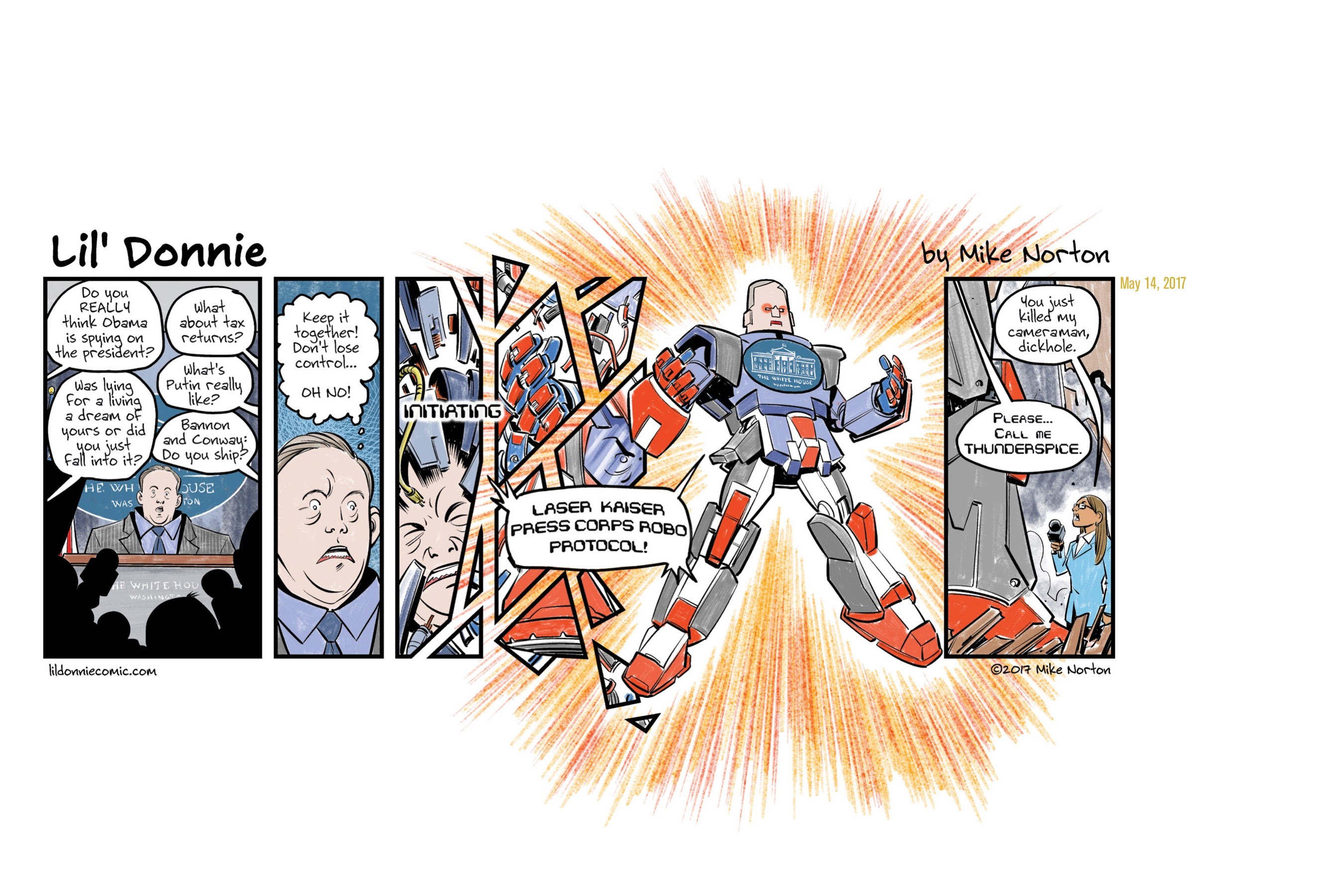 Read online Lil' Donnie: Executive Privilege comic -  Issue # TPB - 19