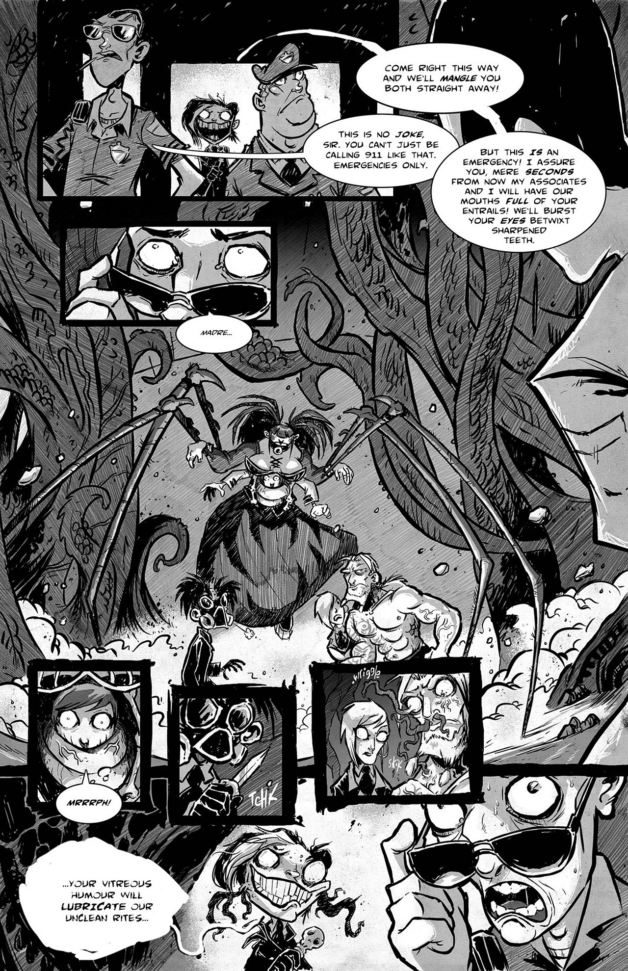 Read online Eldritch! comic -  Issue #5 - 23