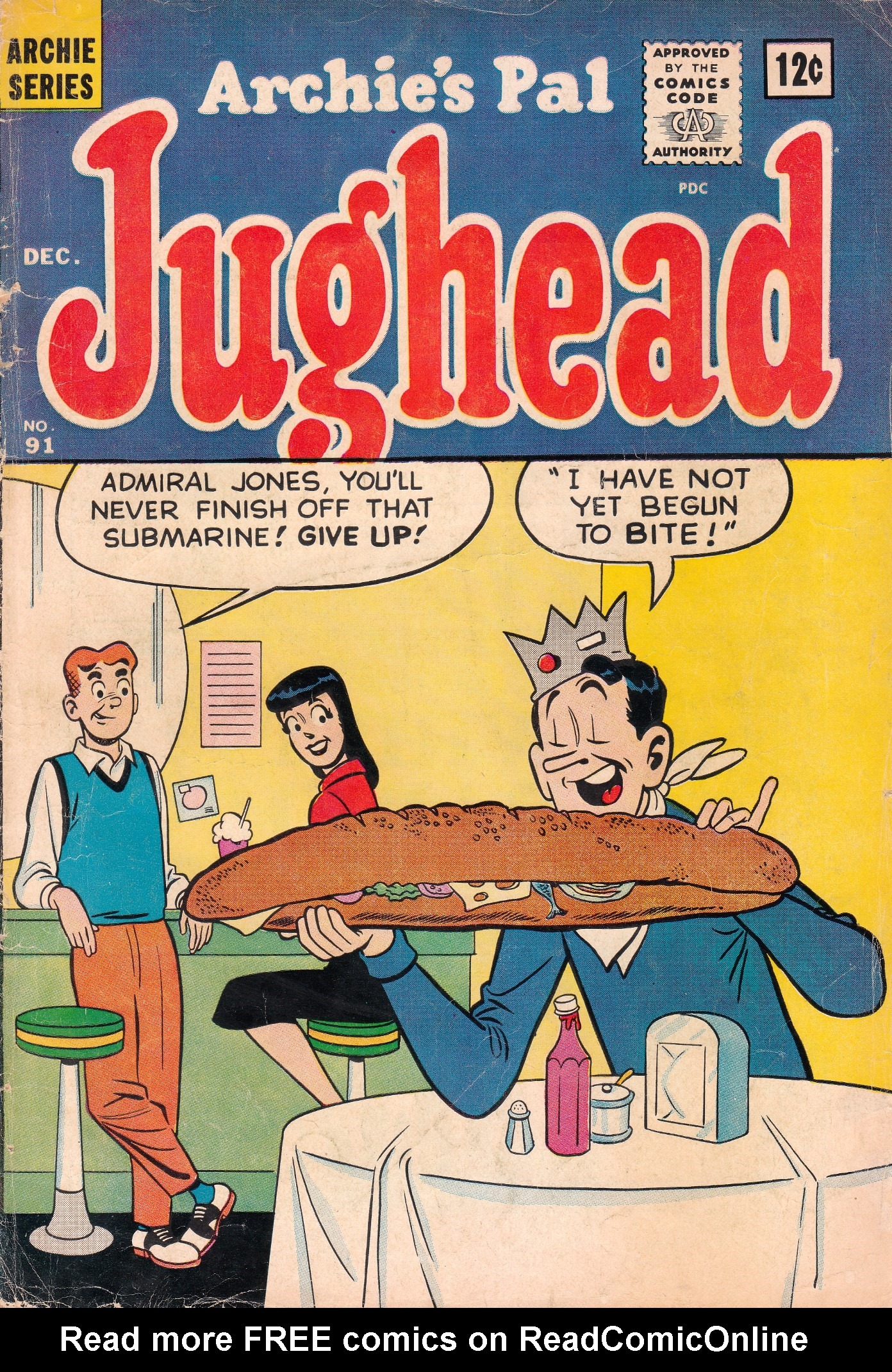 Read online Archie's Pal Jughead comic -  Issue #91 - 1