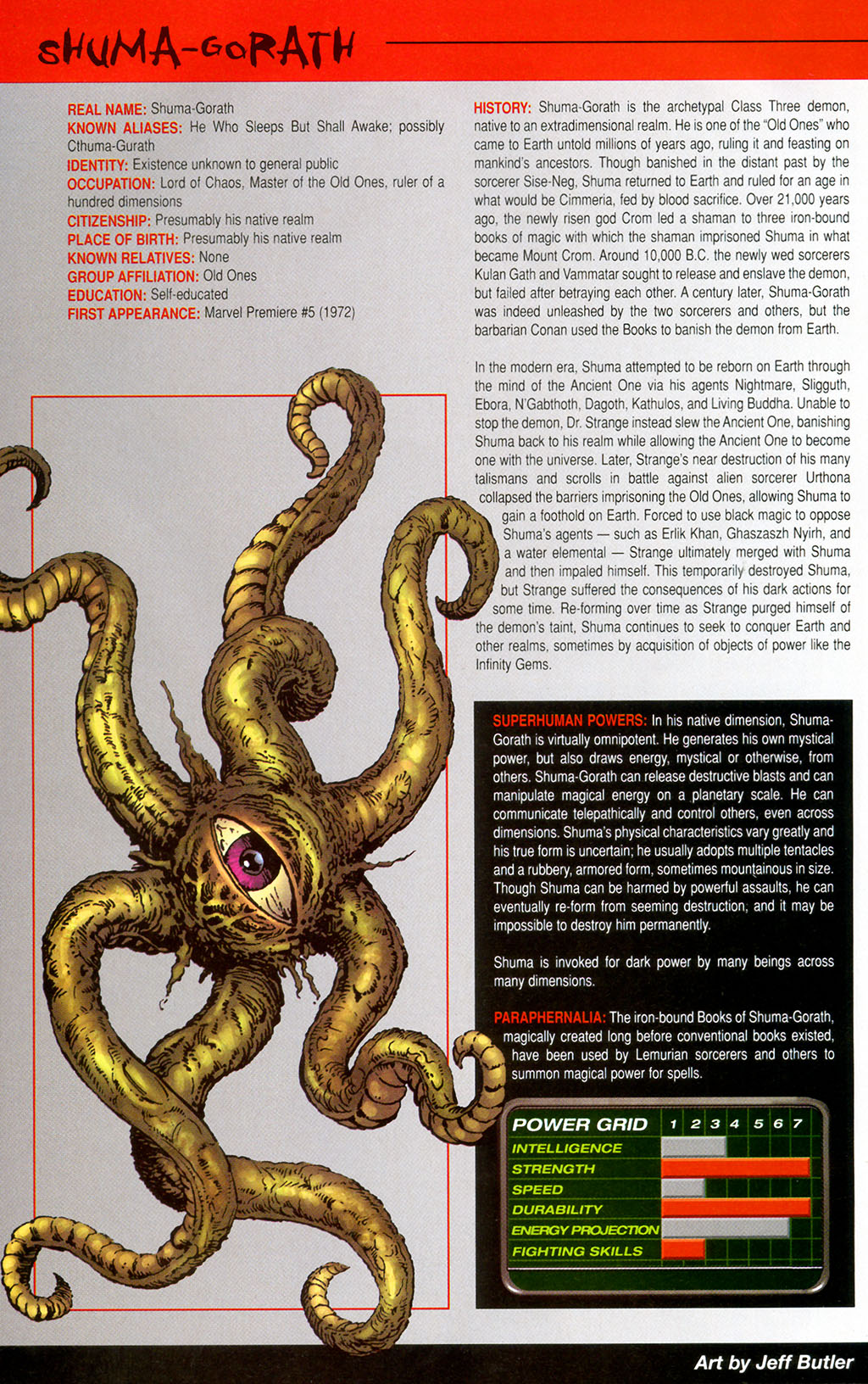 Read online Official Handbook of the Marvel Universe: Horror 2005 comic -  Issue # Full - 38