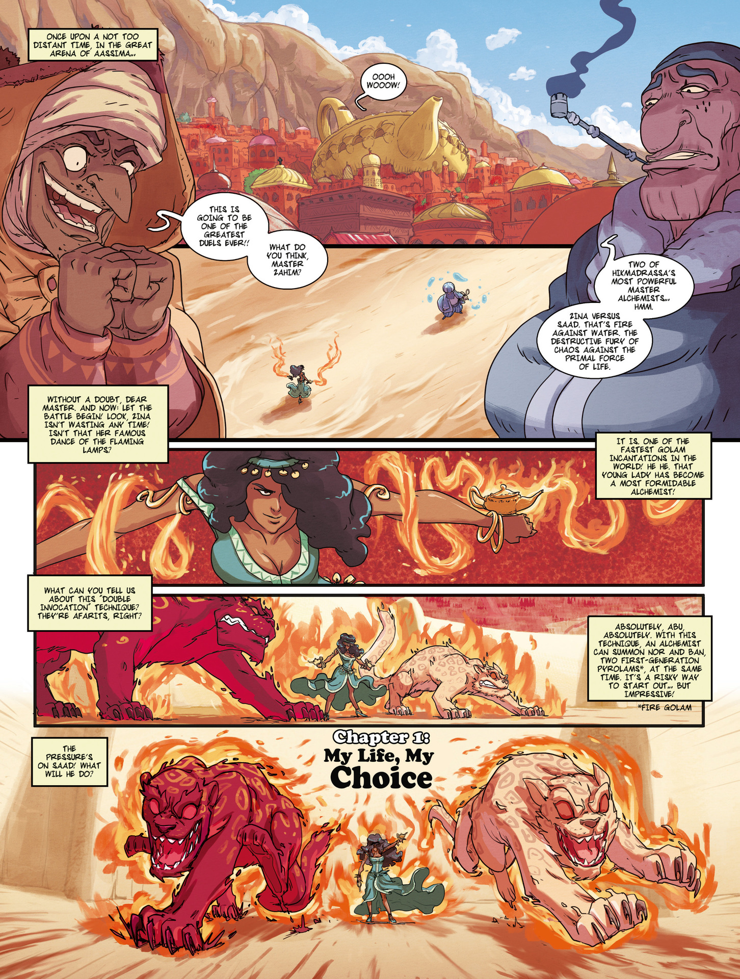 Read online Golam comic -  Issue #1 - 3