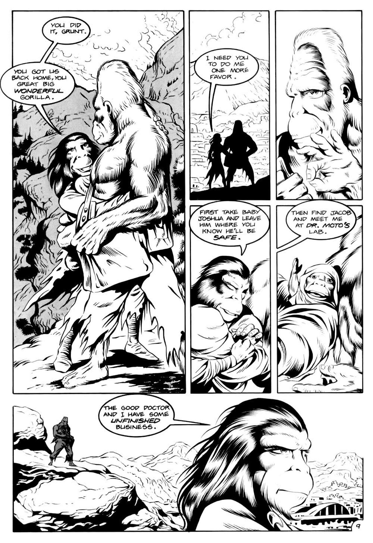 Read online Planet of the Apes (1990) comic -  Issue #10 - 13