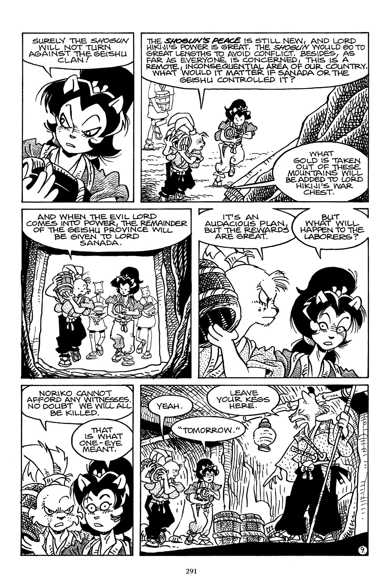 Read online The Usagi Yojimbo Saga comic -  Issue # TPB 5 - 287