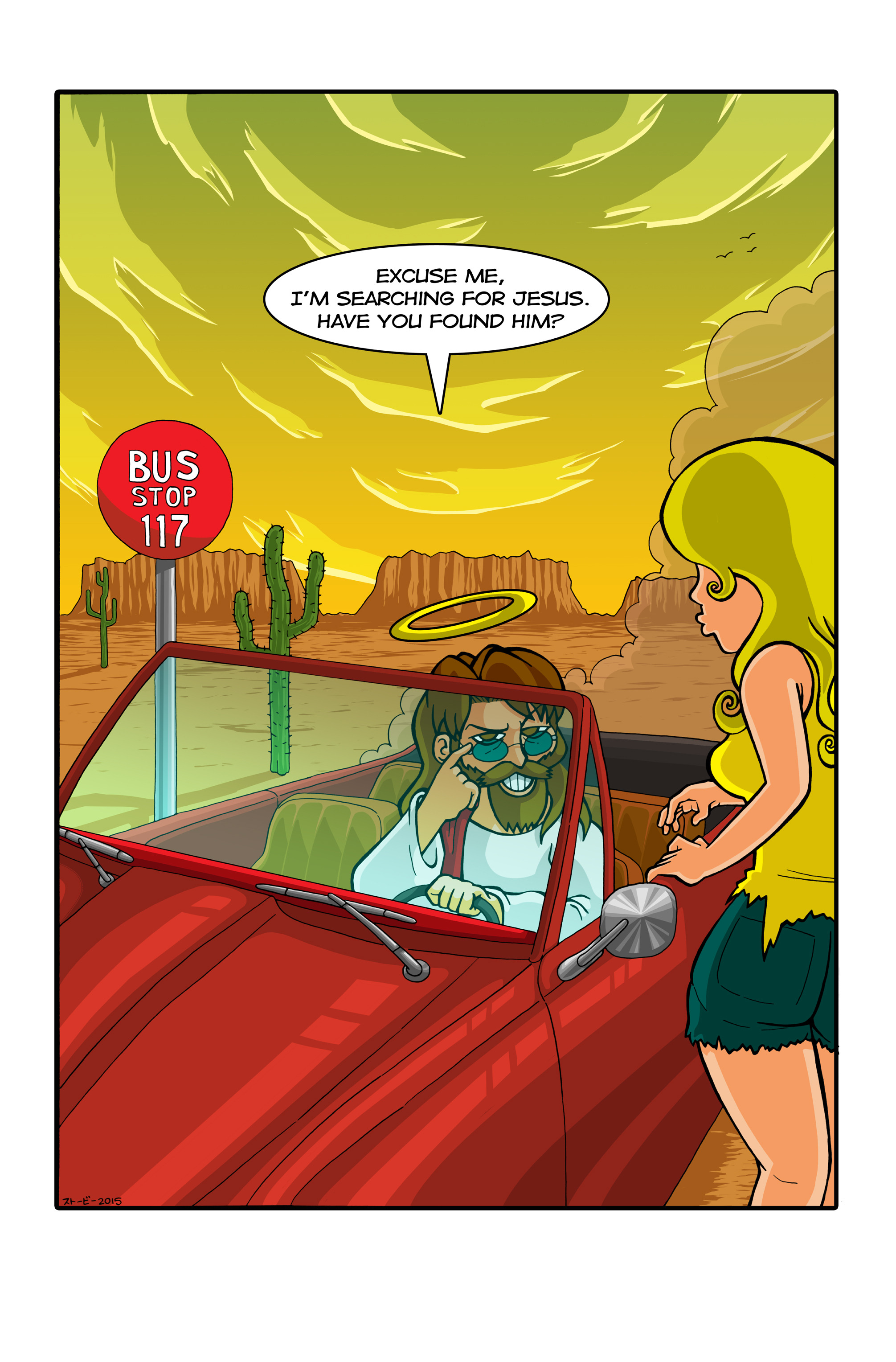 Read online Evil Jesus comic -  Issue #1 - 24