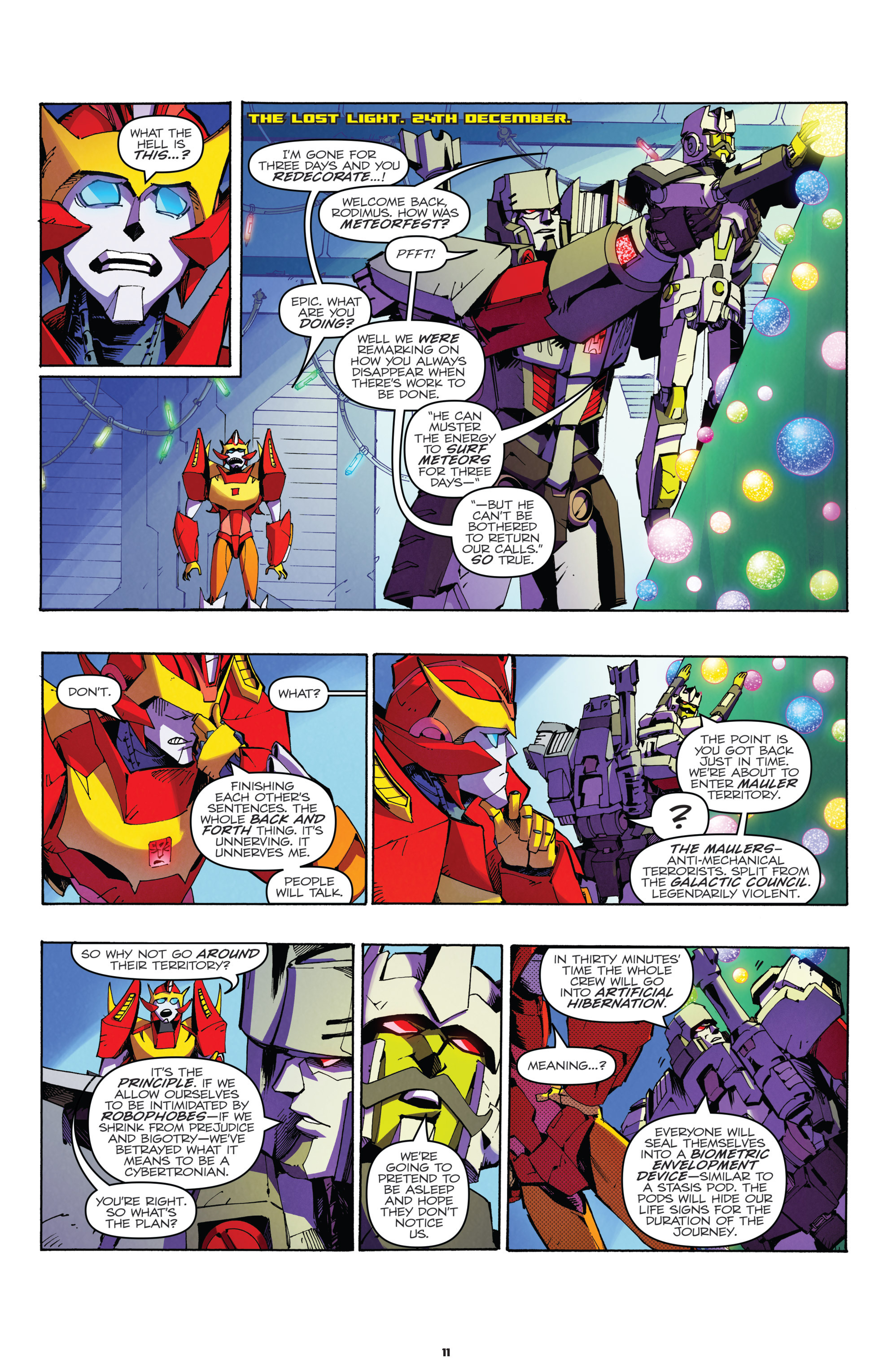 Read online Transformers: Holiday Special comic -  Issue # Full - 13