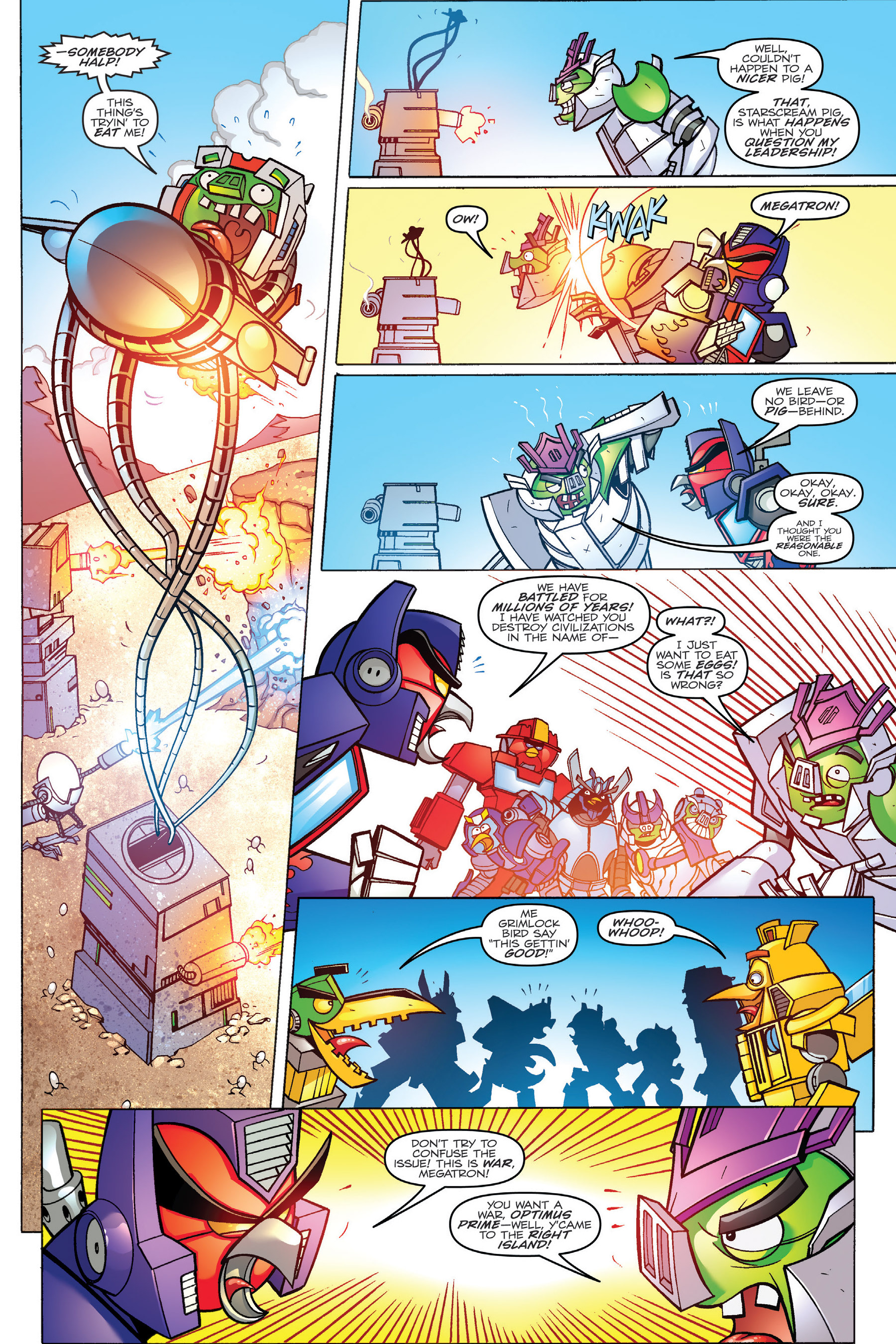 Read online Angry Birds Transformers: Age of Eggstinction comic -  Issue # Full - 53