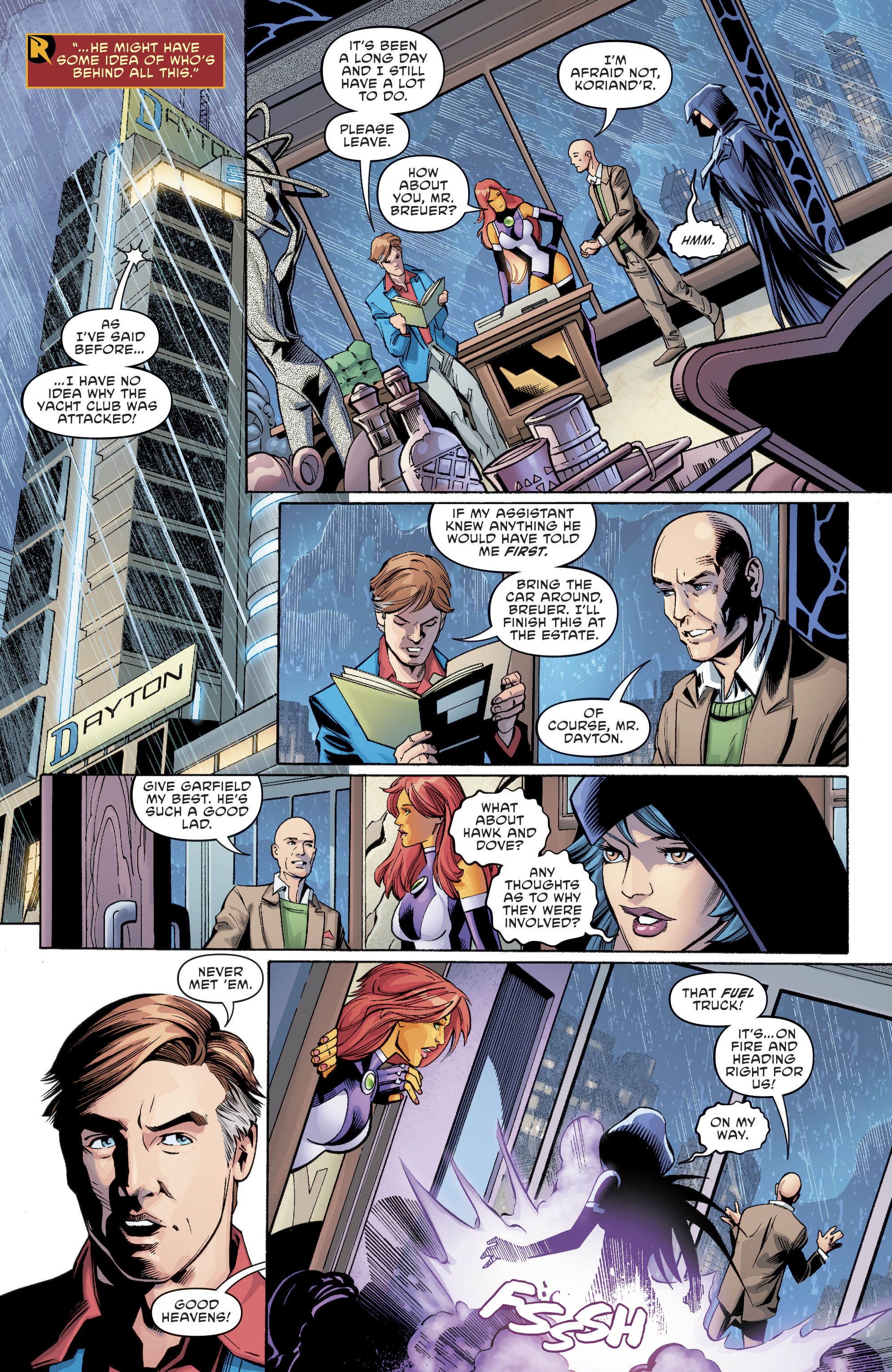Read online Titans: Burning Rage comic -  Issue #4 - 21