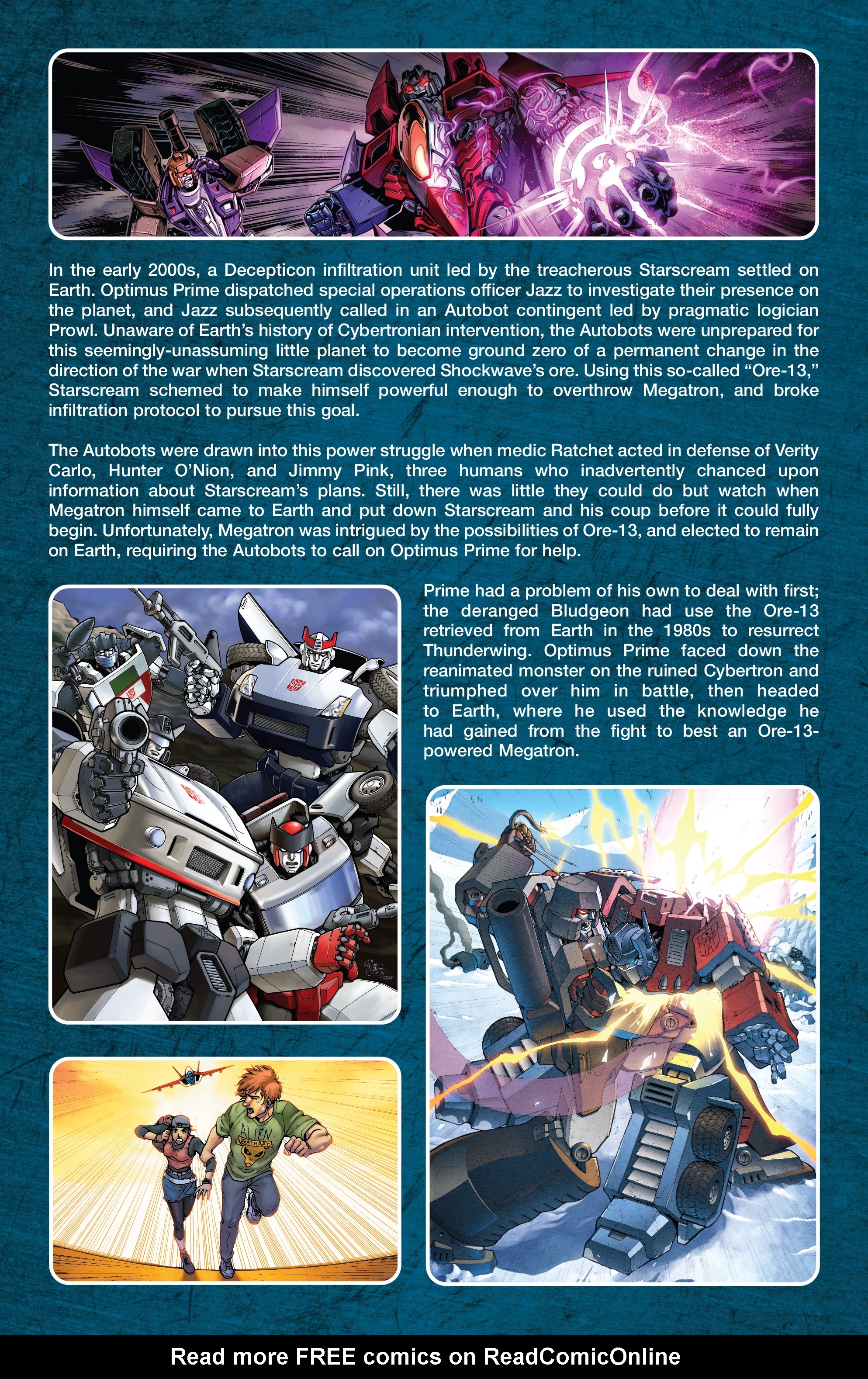 Read online Transformers: Historia comic -  Issue # Full - 18