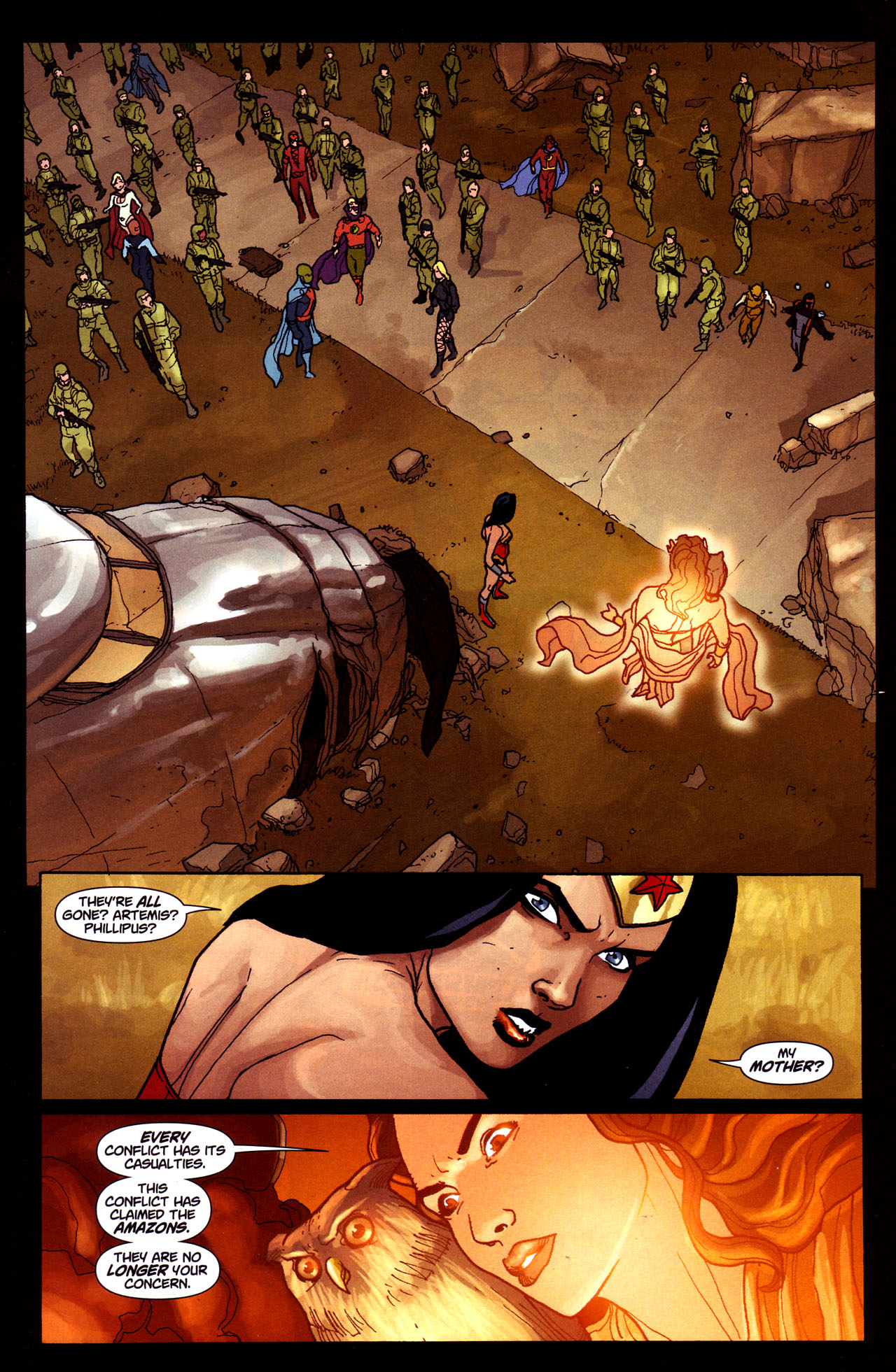 Read online Amazons Attack comic -  Issue #6 - 17