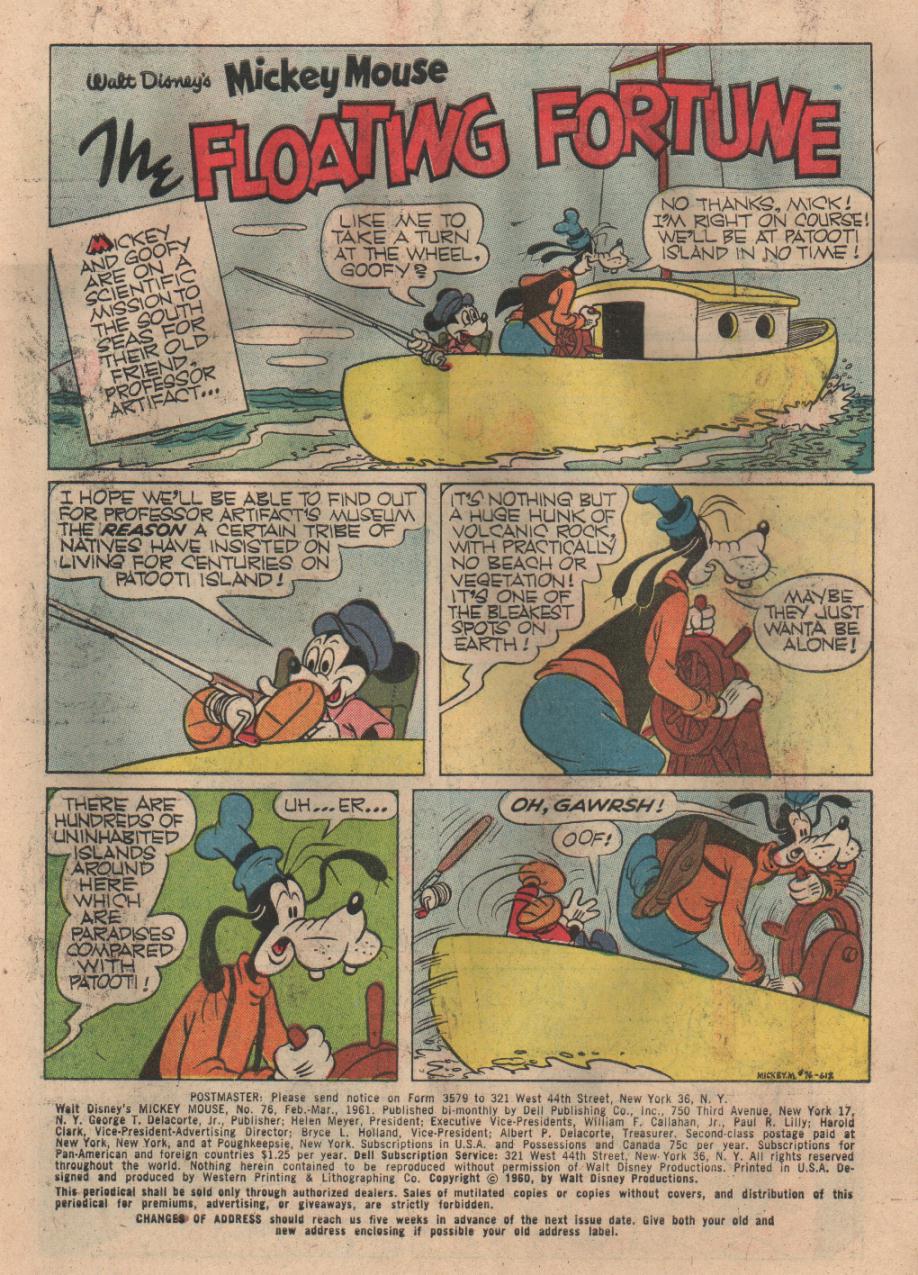 Read online Walt Disney's Mickey Mouse comic -  Issue #76 - 3