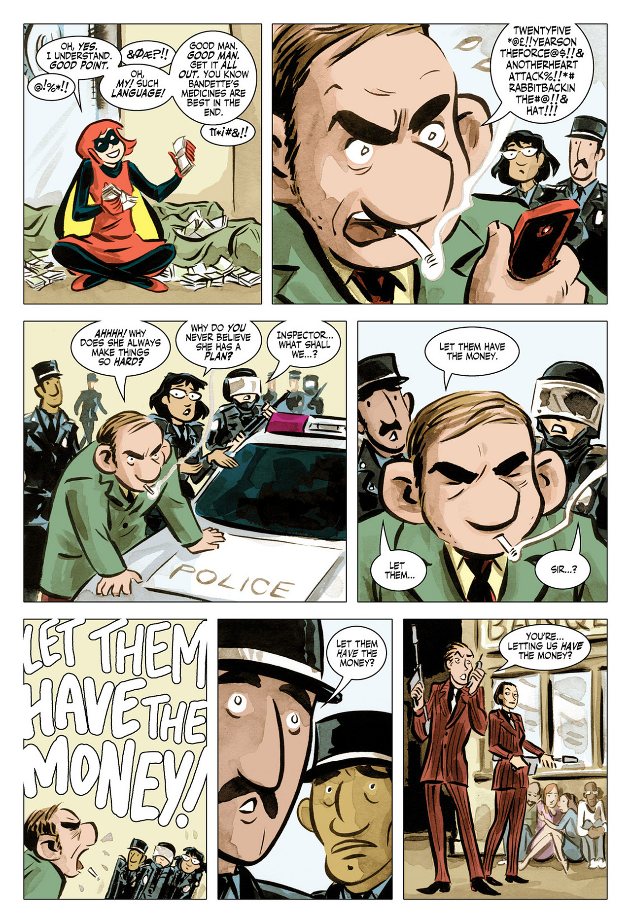 Read online Bandette (2012) comic -  Issue #2 - 6