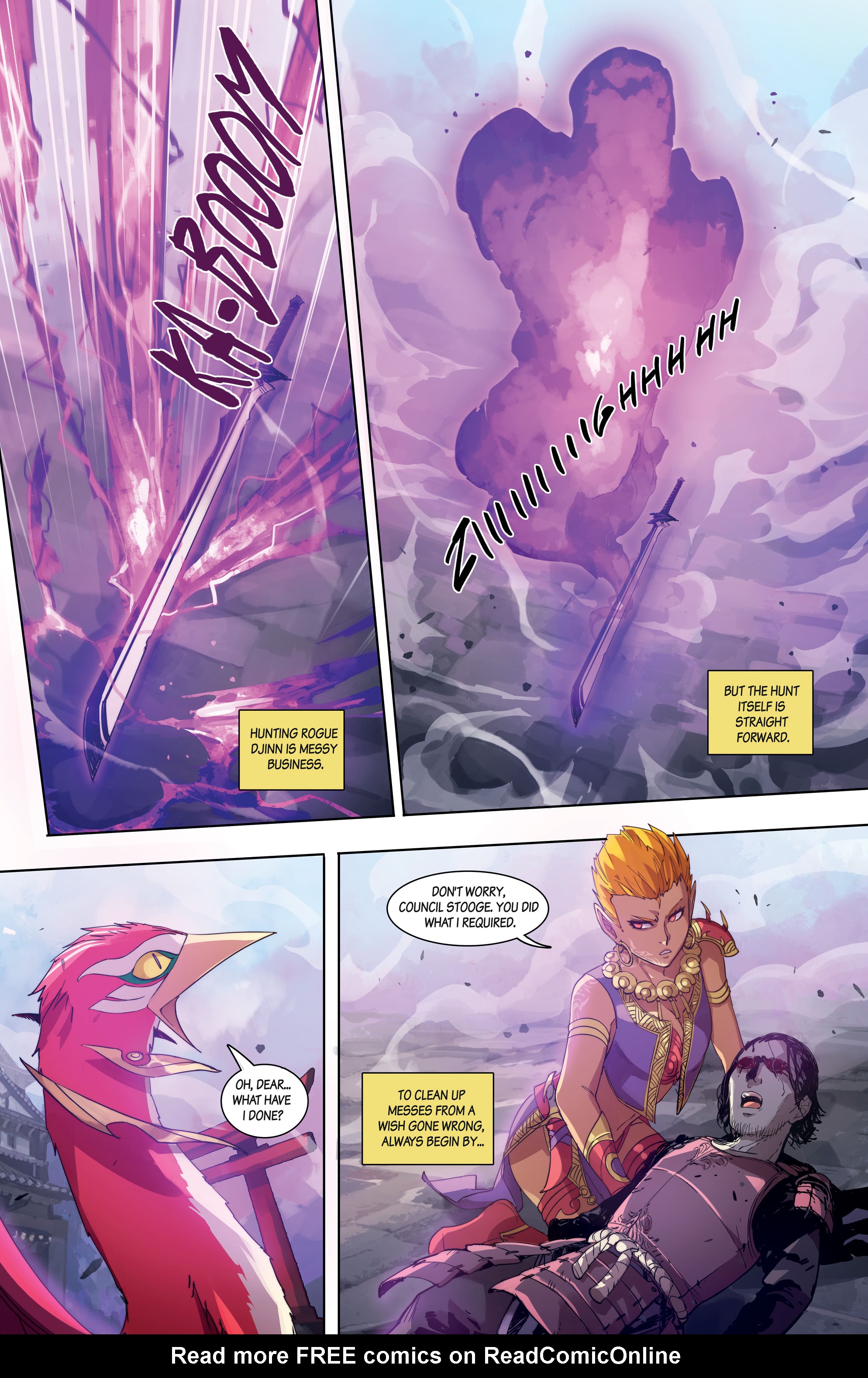 Read online Djinn Hunter comic -  Issue #2 - 7