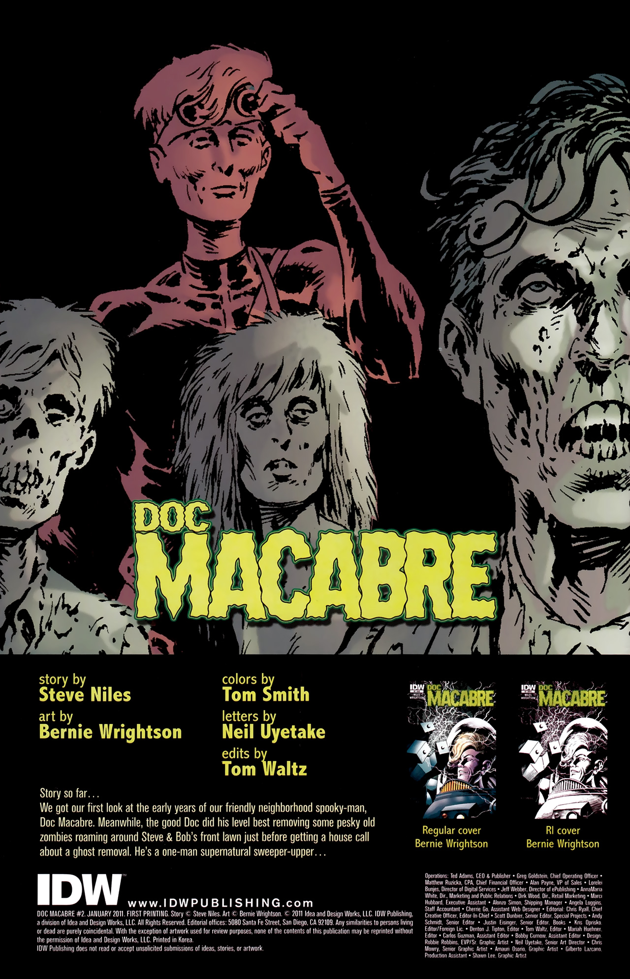 Read online Doc Macabre comic -  Issue #2 - 2
